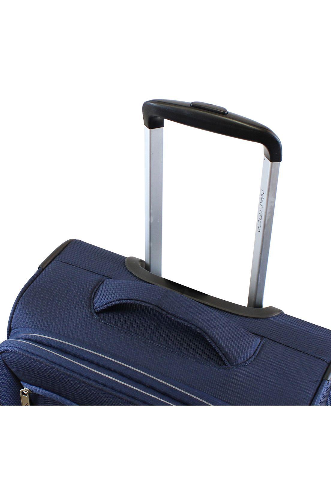 Maleta blanda de tela mediana Náutica Valencia 20kg azul-2