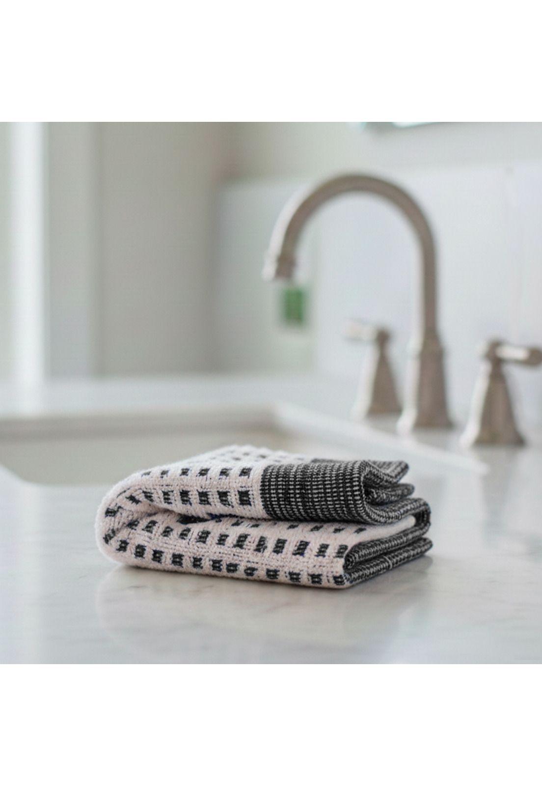 Toalla de manos MARA Nautica Home 40x60cm blanca-negra-4