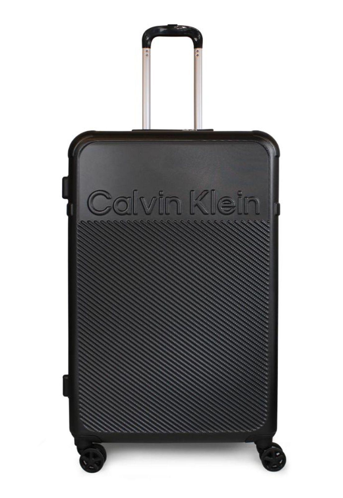 Set 3 maletas Expression cabina+mediana+grande negra Calvin Klein-7