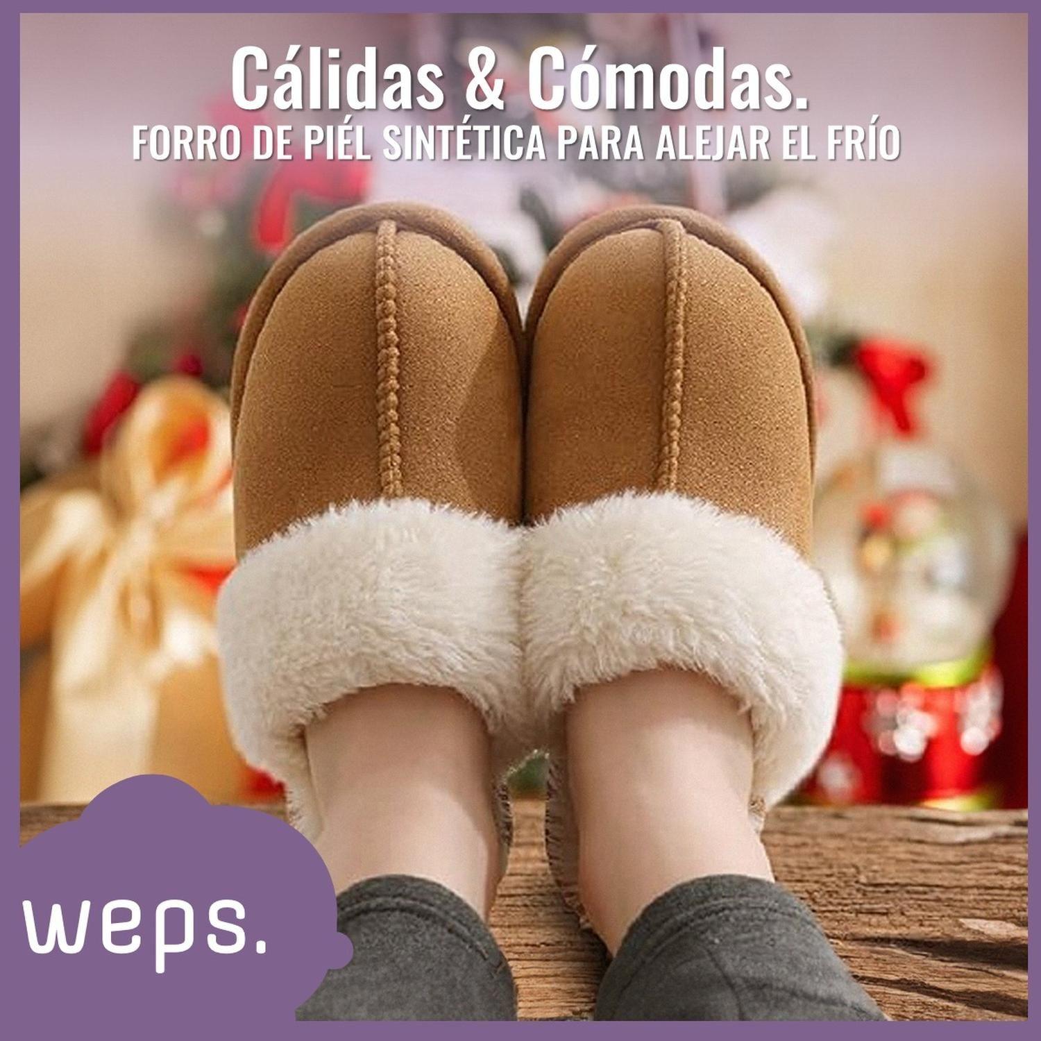 Pantuflas Adulto Mujer Weps Zapatillas de Levantarse Slip On-1