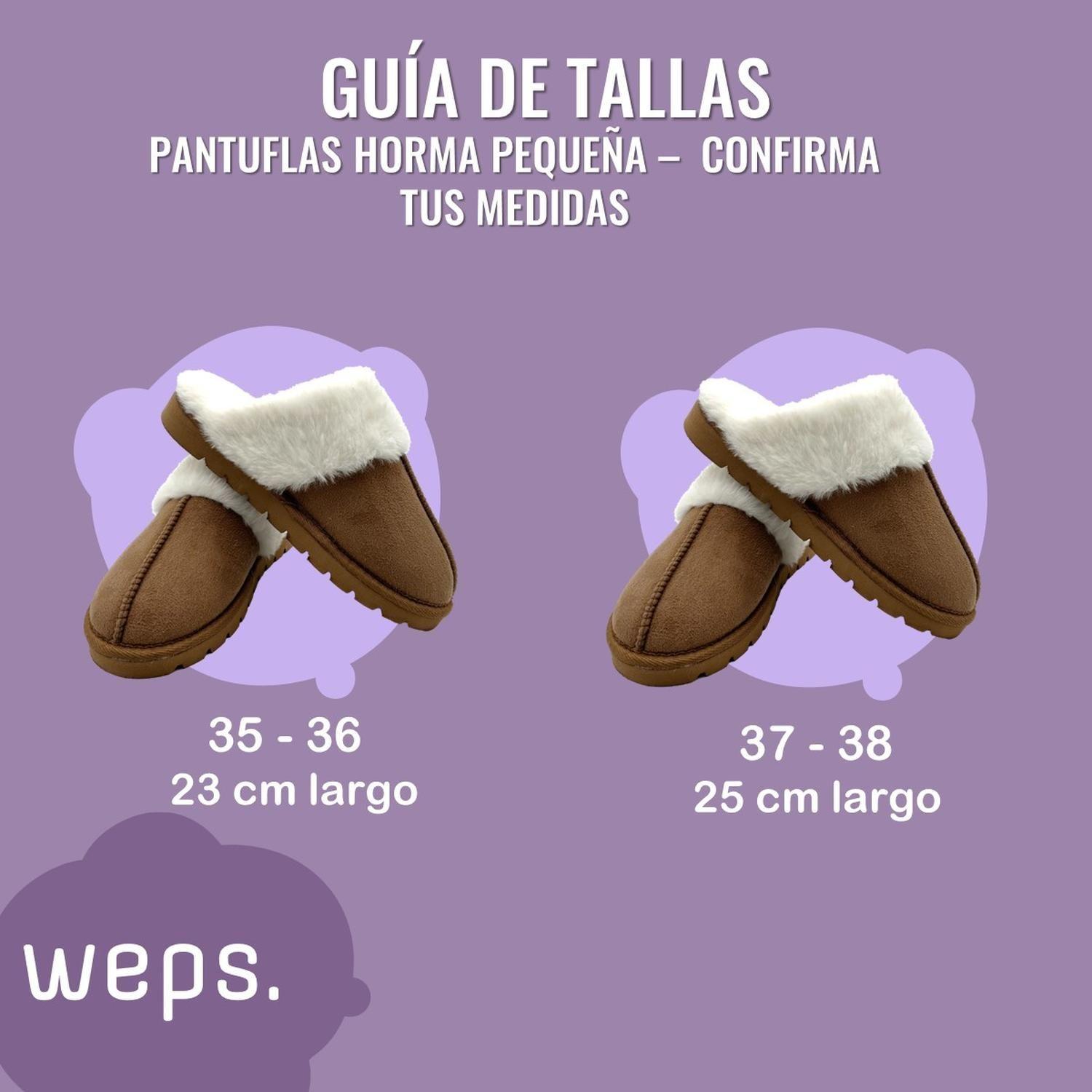 Pantuflas Adulto Mujer Weps Zapatillas de Levantarse Slip On-6