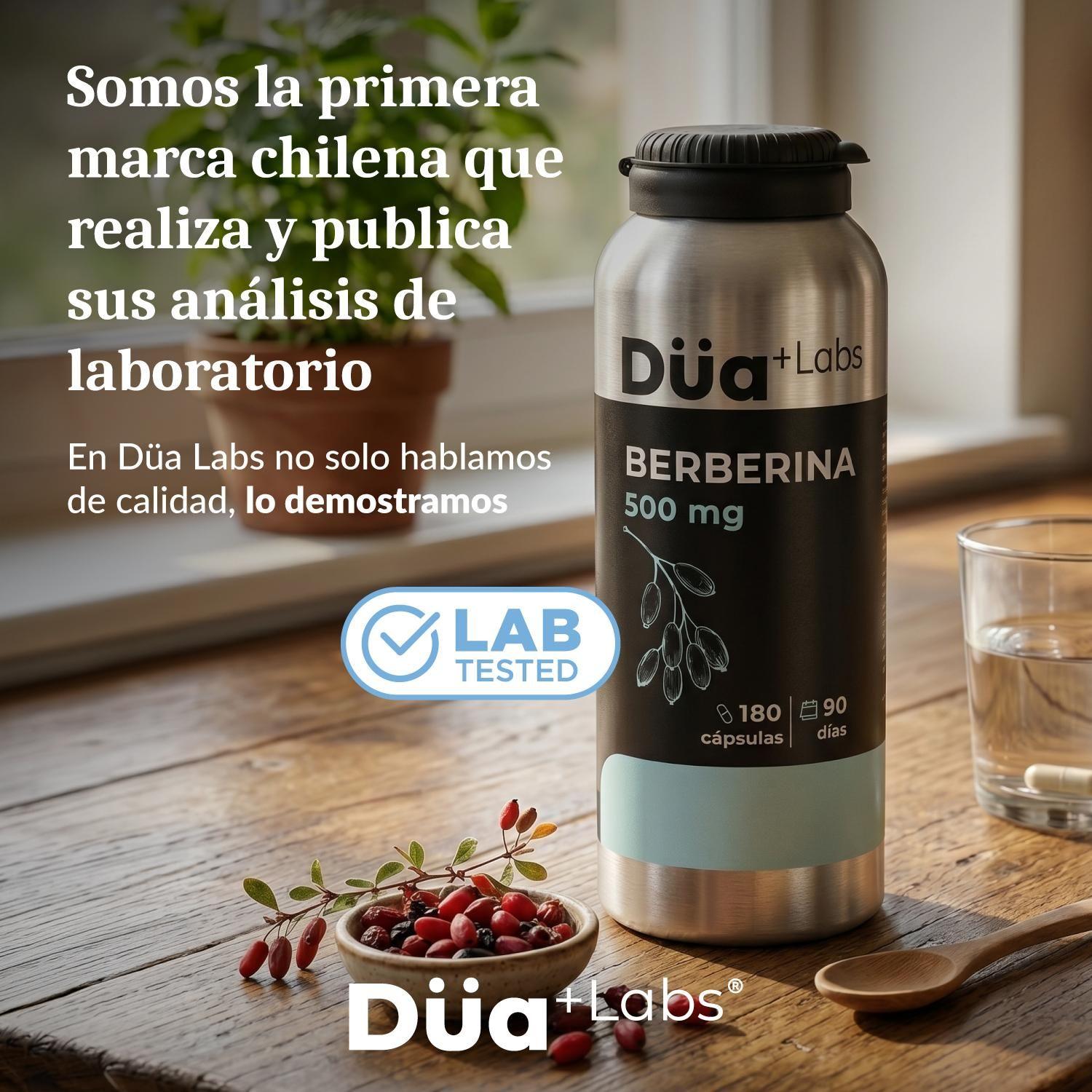 Berberina 500mg Düa Labs 180 Cápsulas Berberine - Sin Sabor-5