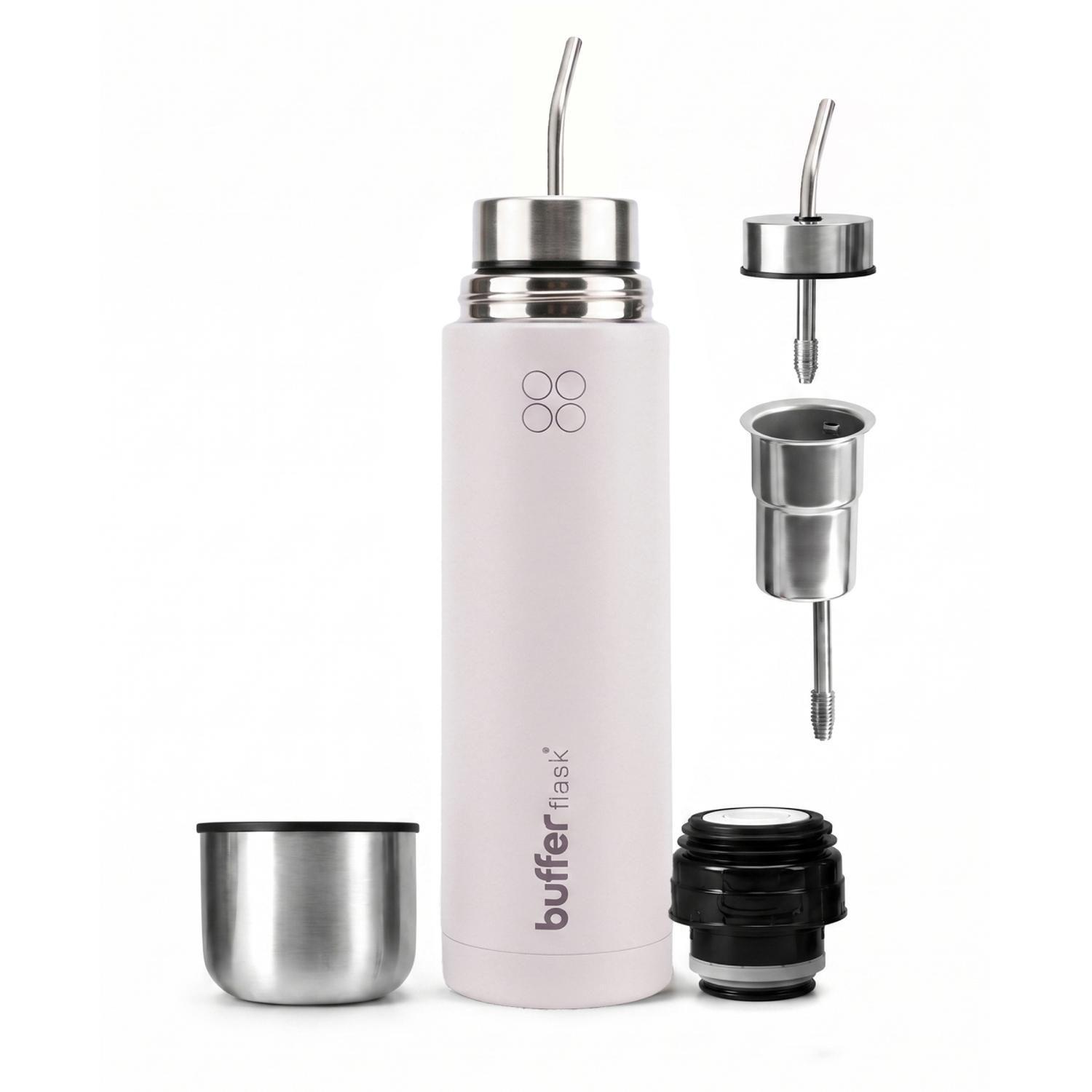 Termo Mate Autocebante Acero Inox 750ml Buffer Matero 2en1-0