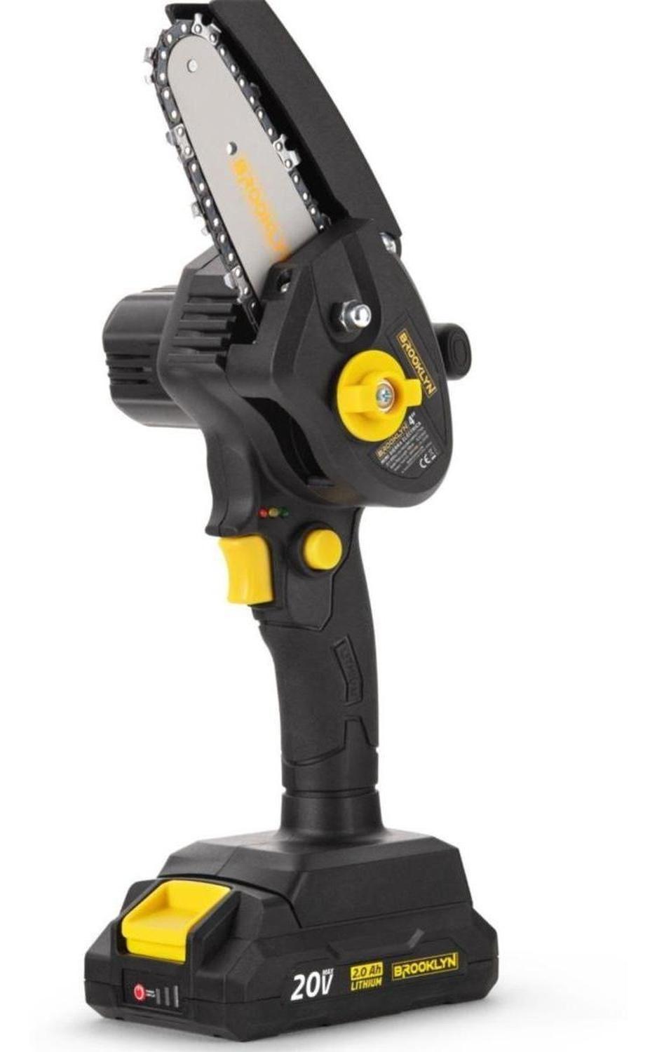 Motosierra Inalambrica 20v Podadora Brooklyn 4'' + Bateria-0