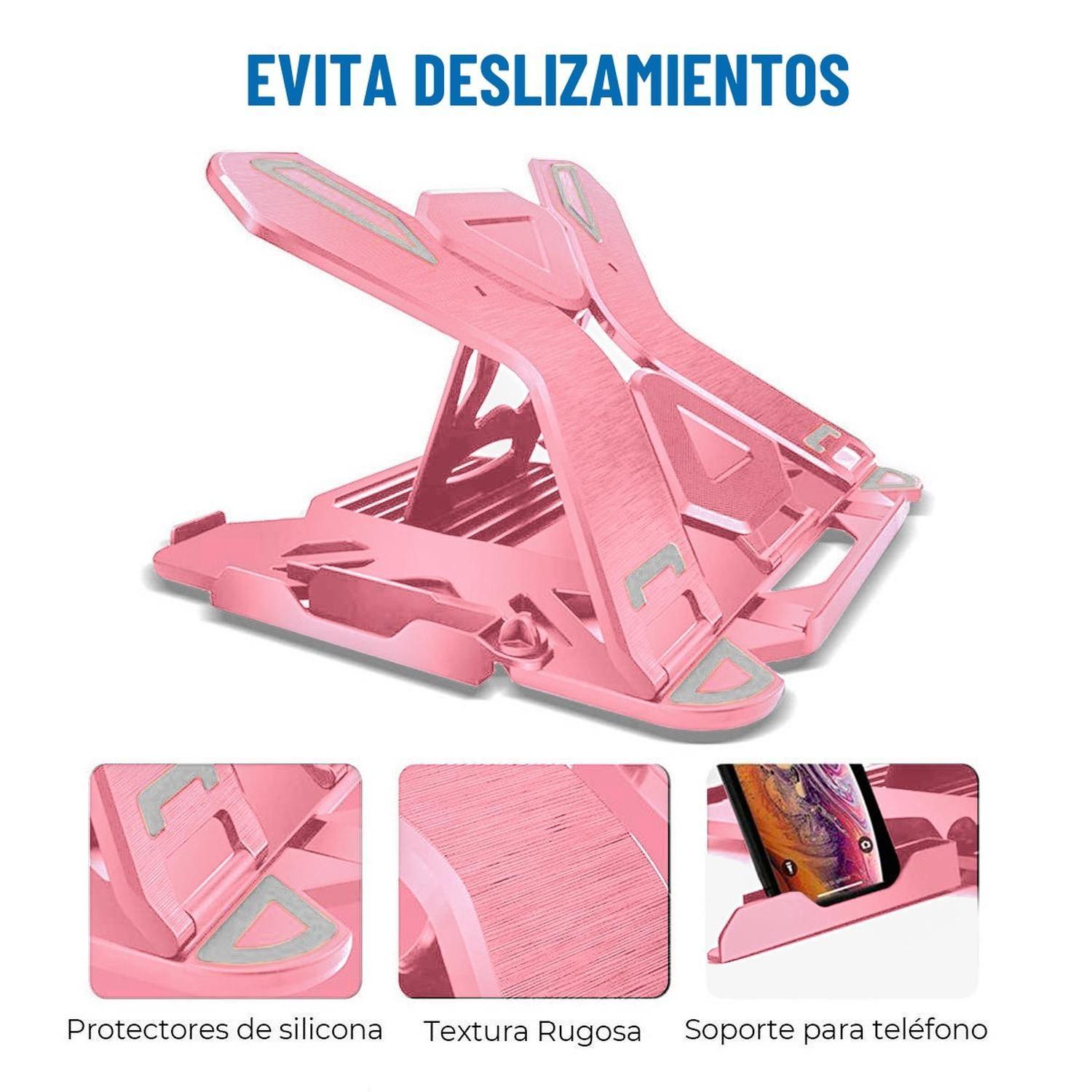 Soporte Base Notebook Celular Ajustable 17 pulgadas Negro-4