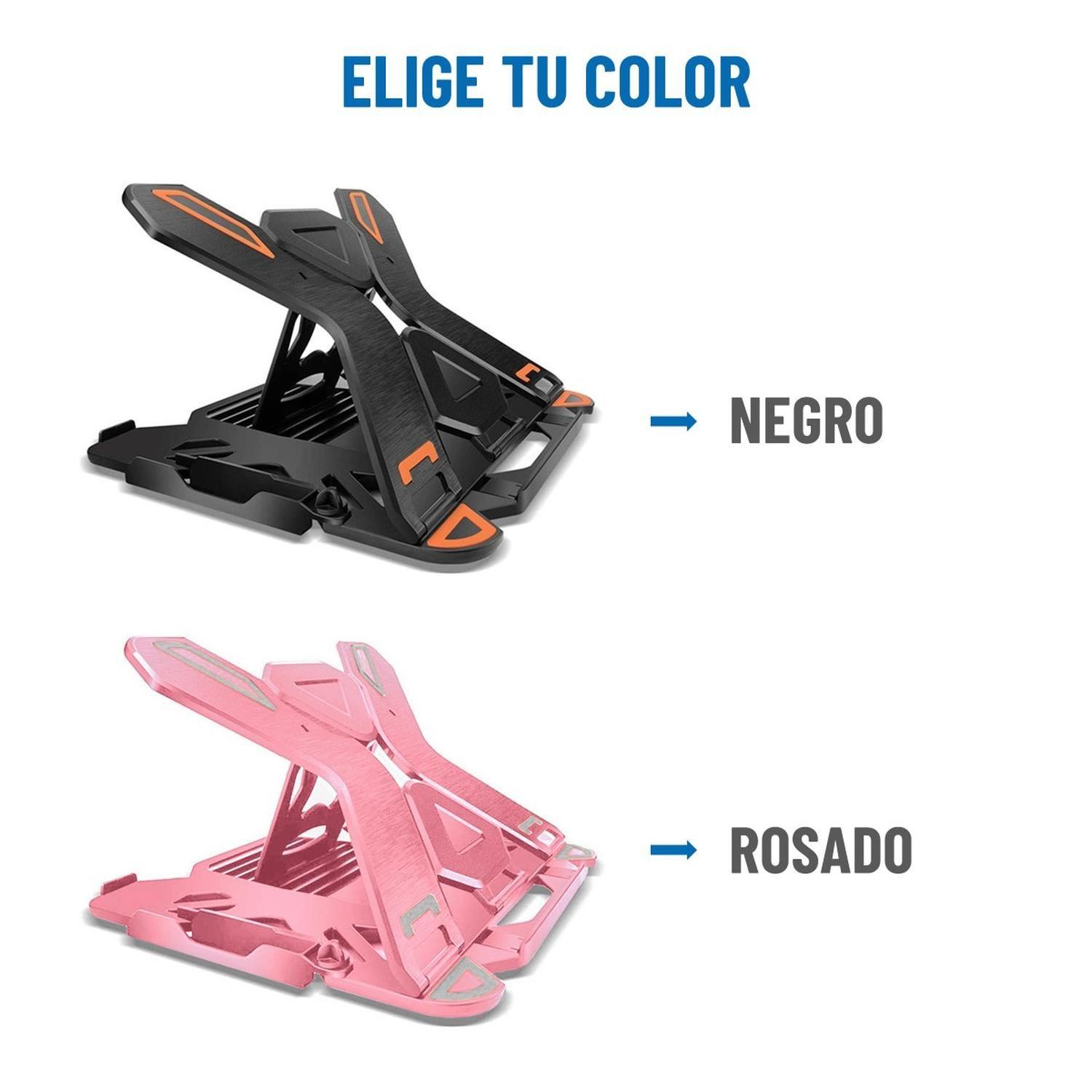 Soporte Base Notebook Celular Ajustable 17 pulgadas Negro-6