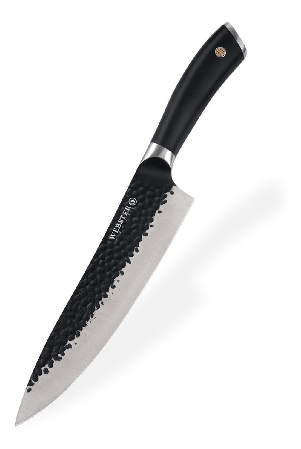 Cuchillo Acero Premium Parrillero Cocina Chef Asado Antiadherente Negro-0