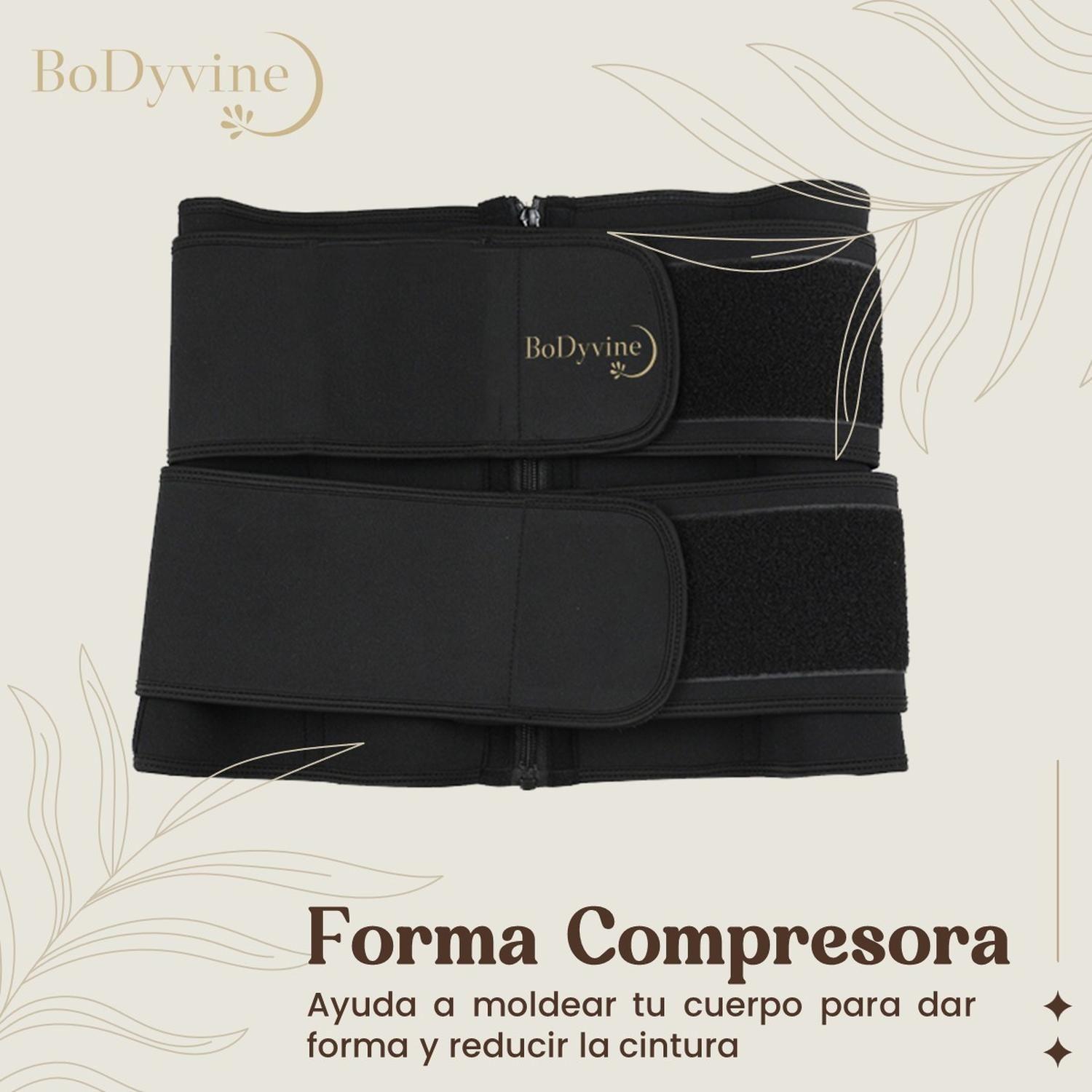 Faja Reductora Cinturilla BoDyvine Ajustable Doble Sujeción-4