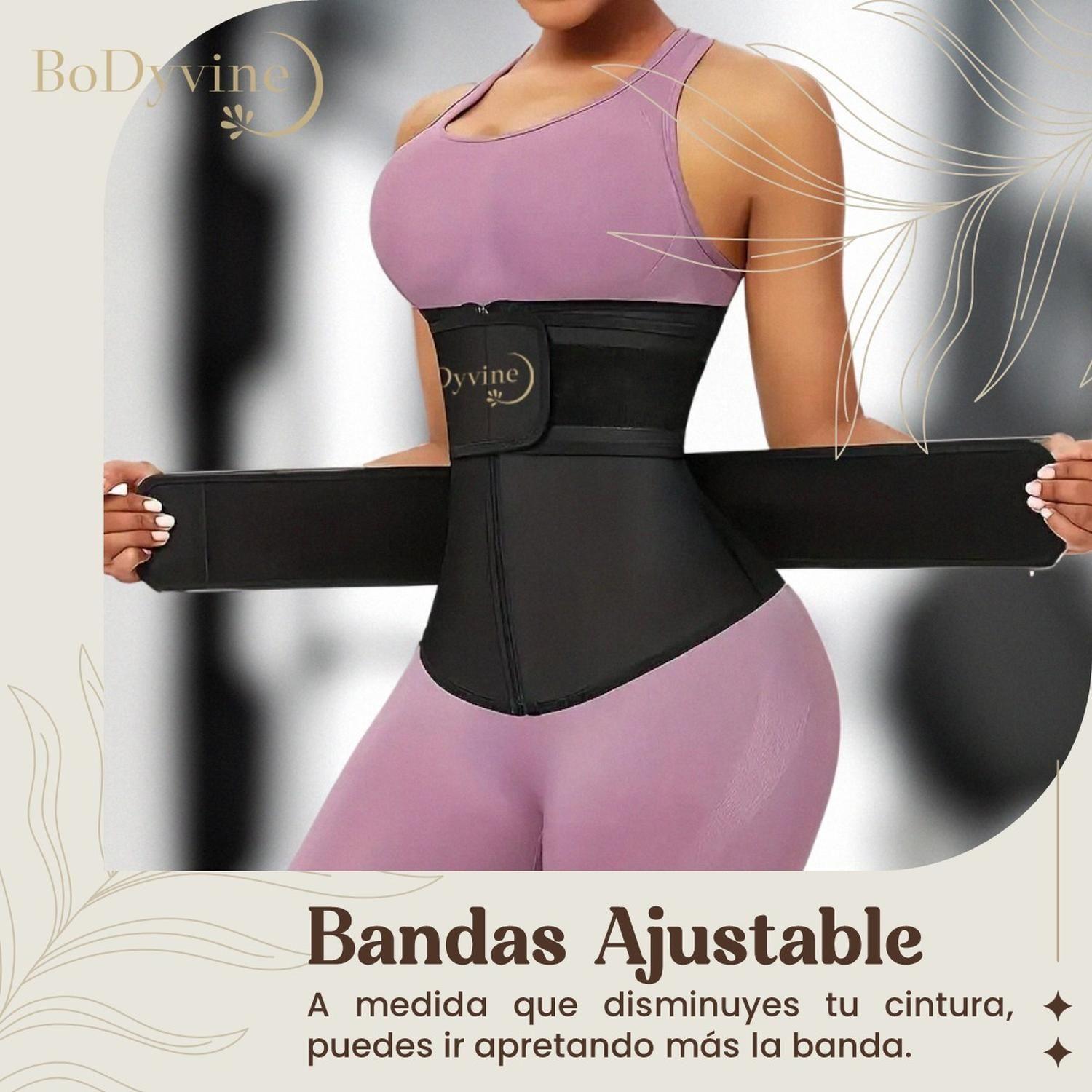 Faja Reductora Cinturilla BoDyvine Ajustable Doble Sujeción-5