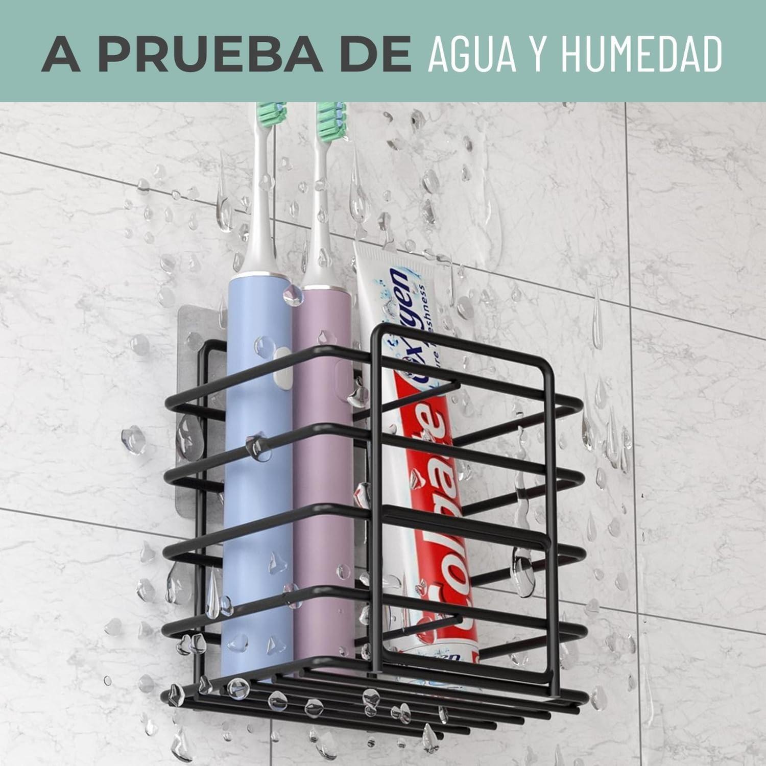 Organizador De Ducha Repisa Baño Jabonera Set 4 Inoxidable-4