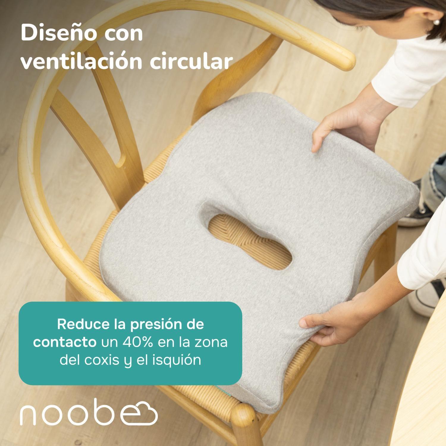 Cojin Silla Asiento Ortopedico Lumbar Noobe Ergonomico Memory-7