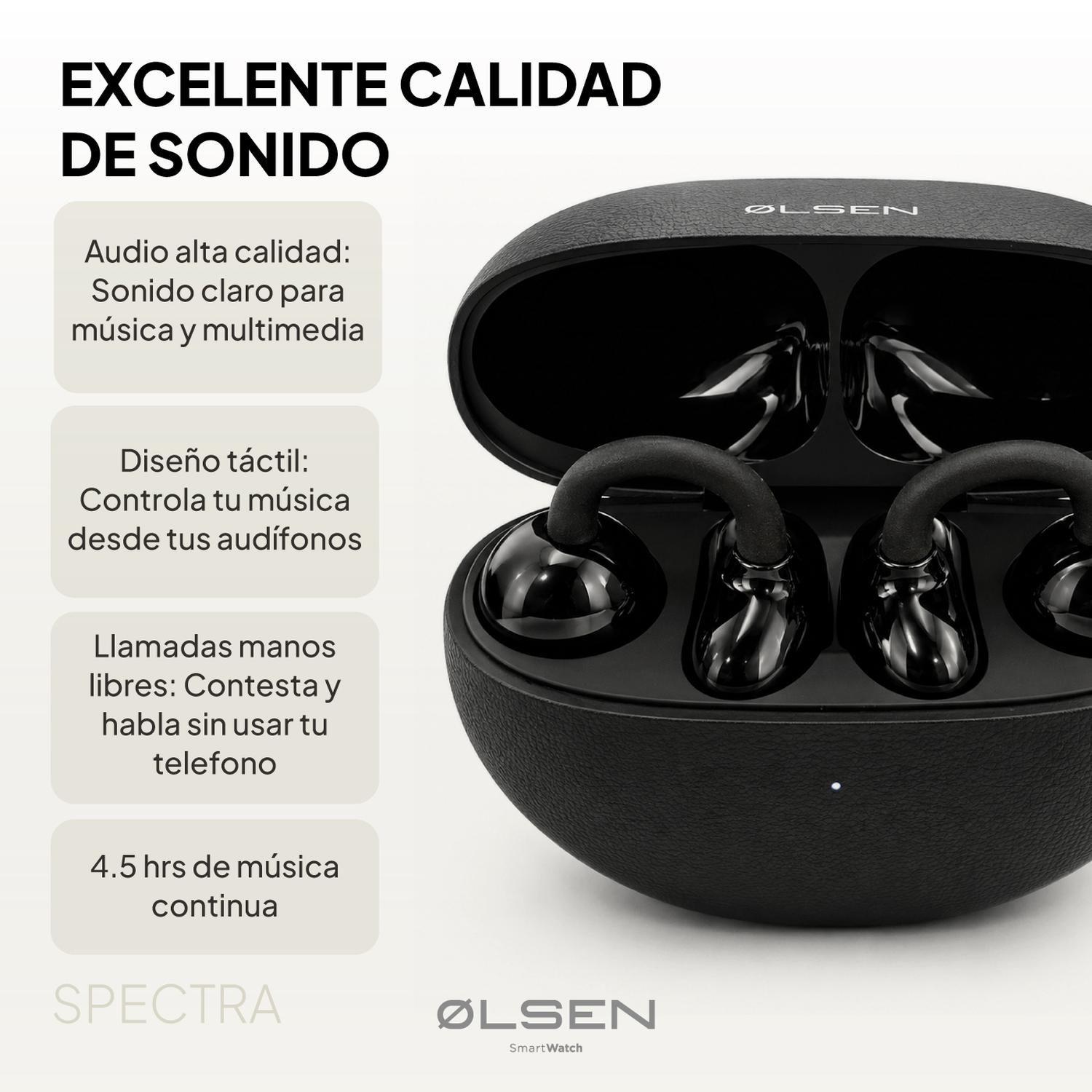 Audifonos Deportivos Inalambricos Open-Ear Olsen Clip BT-5