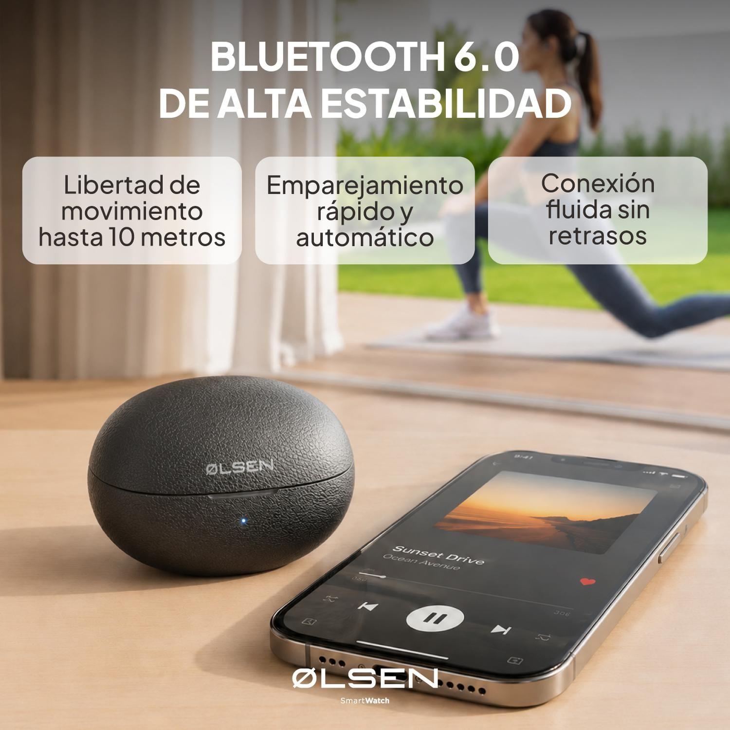 Audifonos Deportivos Inalambricos Open-Ear Olsen Clip BT-6