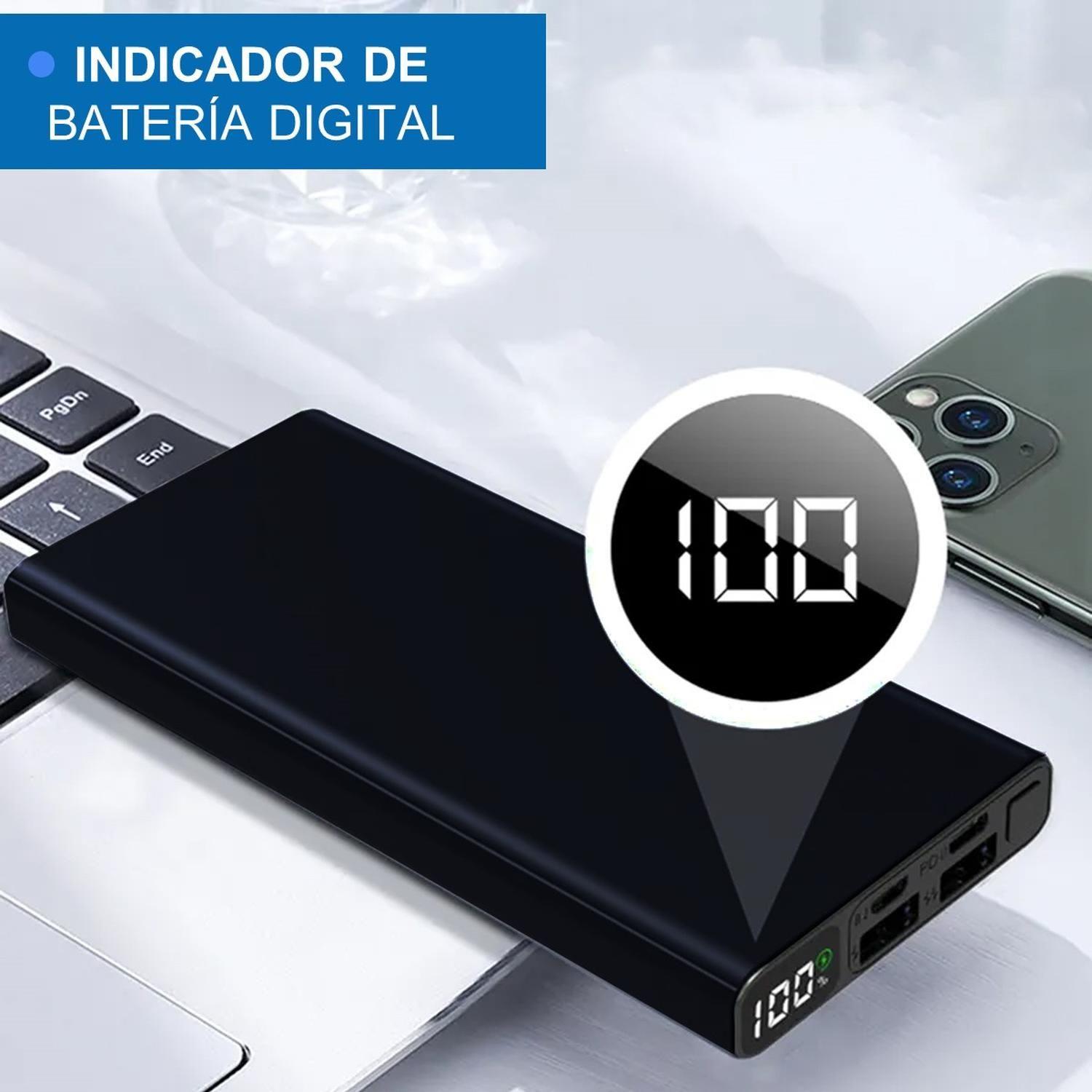 Cargador Inalambrico y Cable Bateria Power Bank 10000 Linkon-8