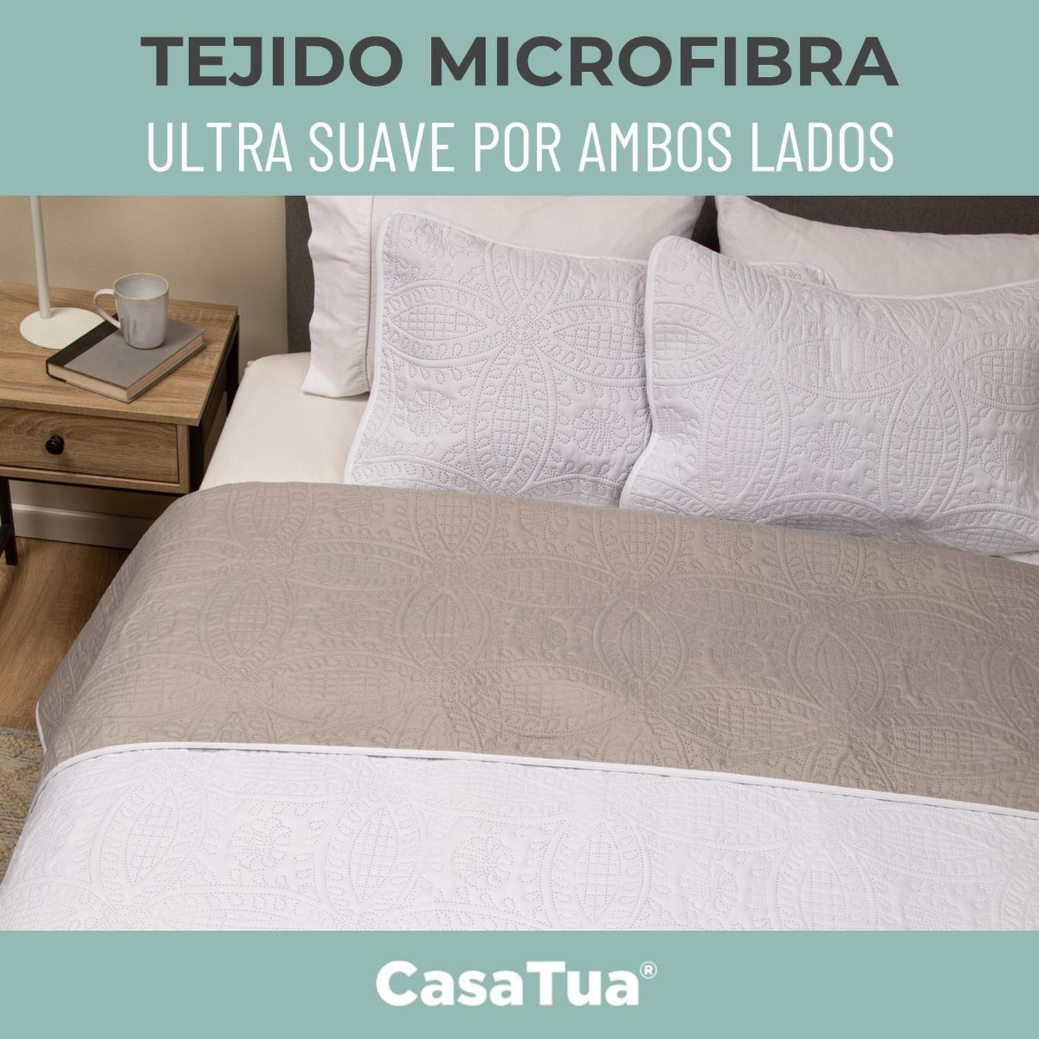 Cubrecama Quilt Reversible +Funda Almohada 2 Plazas 240x230-5