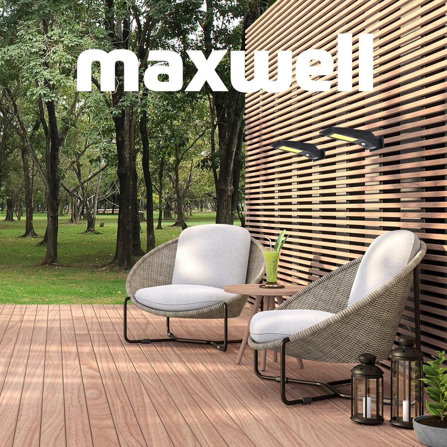 Foco Solar Led Exterior Maxwell Unitario Sensor Movimiento-7
