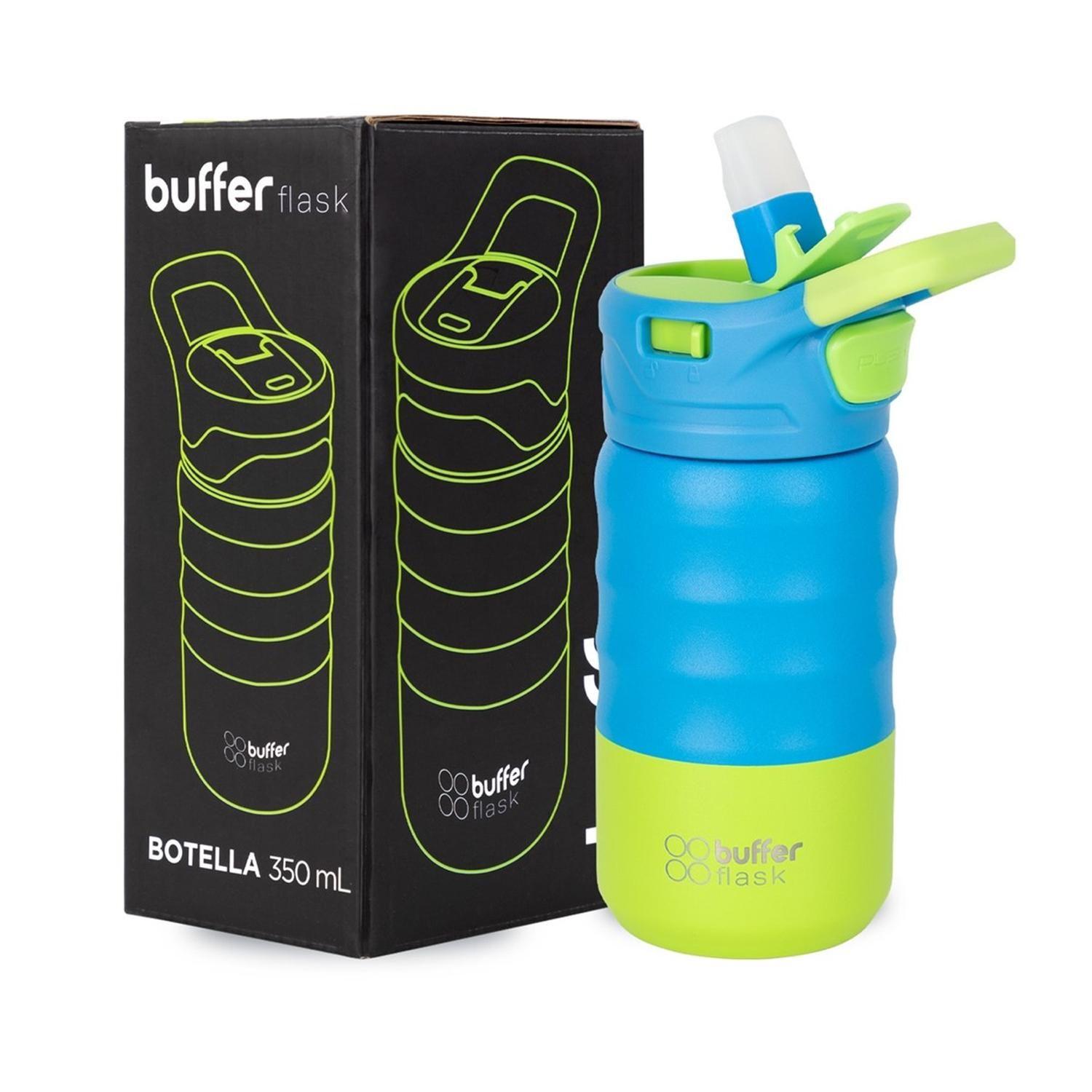 Termo Botella Agua Termica Niños Buffer 350ml Acero Inoxidable-0