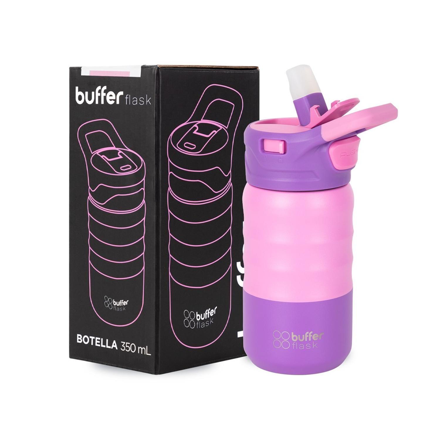 Termo Botella Agua Termica Niños Buffer 350ml Acero Inoxidable-0
