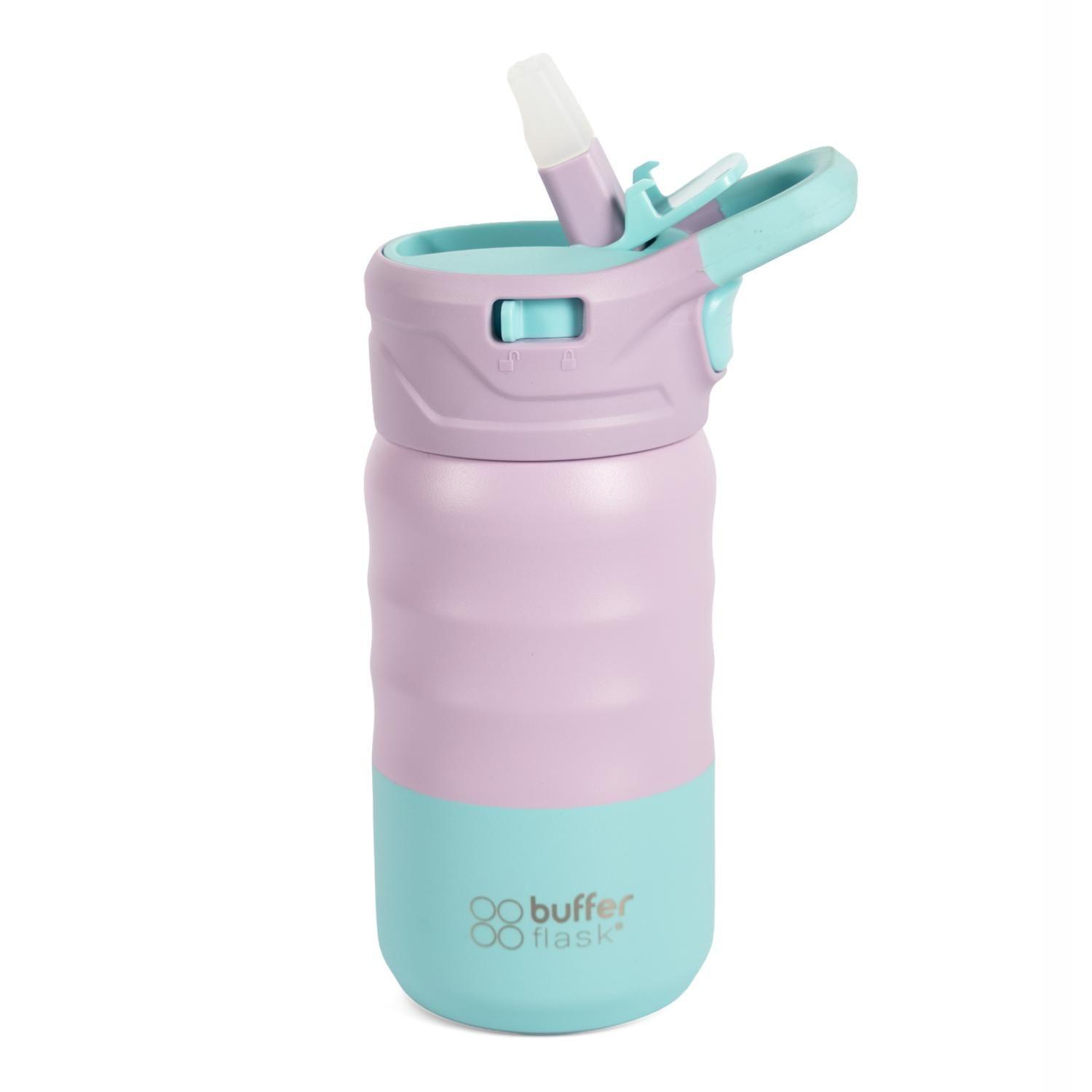 Termo Botella Agua Termica Niños Buffer 350ml Acero Inoxidable-0