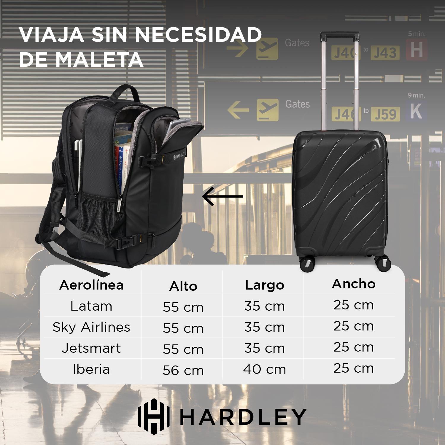 Mochila de Viaje y Notebook Hardley Tela Impermeable 34 Lt-2