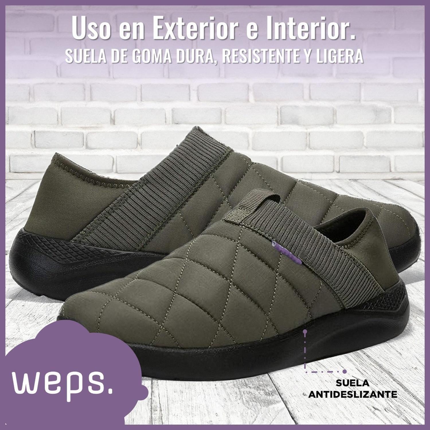 Pantuflas Mujer Hombre Niños Zapatillas Indoor Outdoor Weps-4