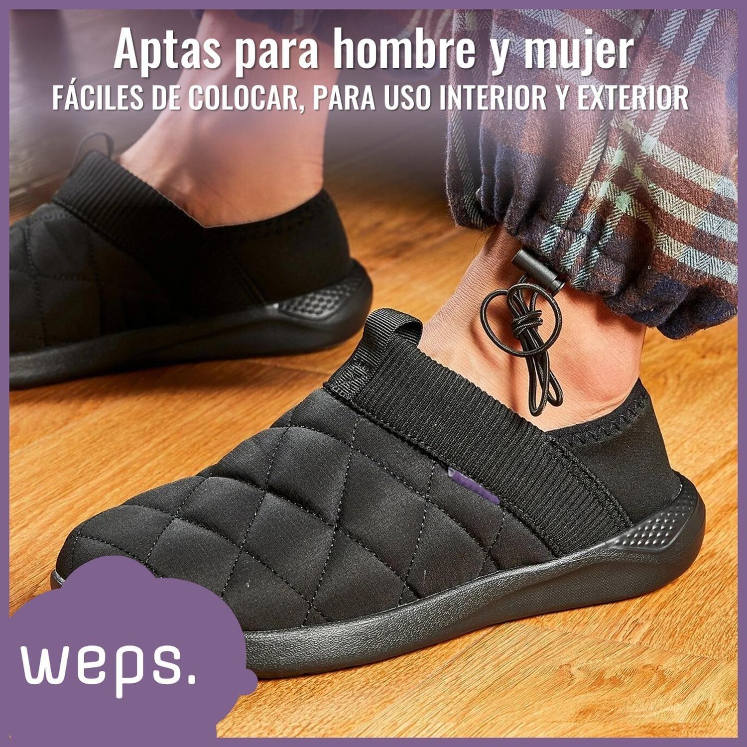 Pantuflas Mujer Hombre Niños Zapatillas Indoor Outdoor Weps-3