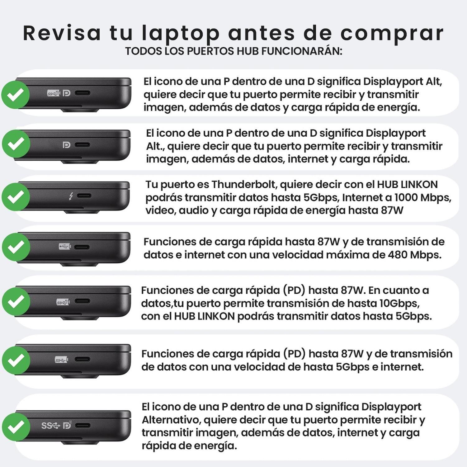 Hub Adaptador Usb Tipo C 5 En 1 Linkon Rj45 Para Mac Windows-6