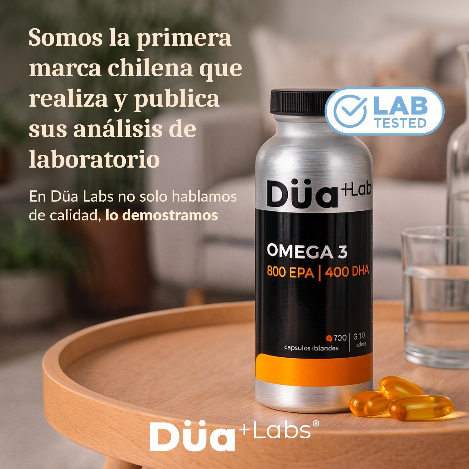 Omega 3 Düa Labs® 800 EPA 400 DHA 120 Cápsulas Para 60 días-7