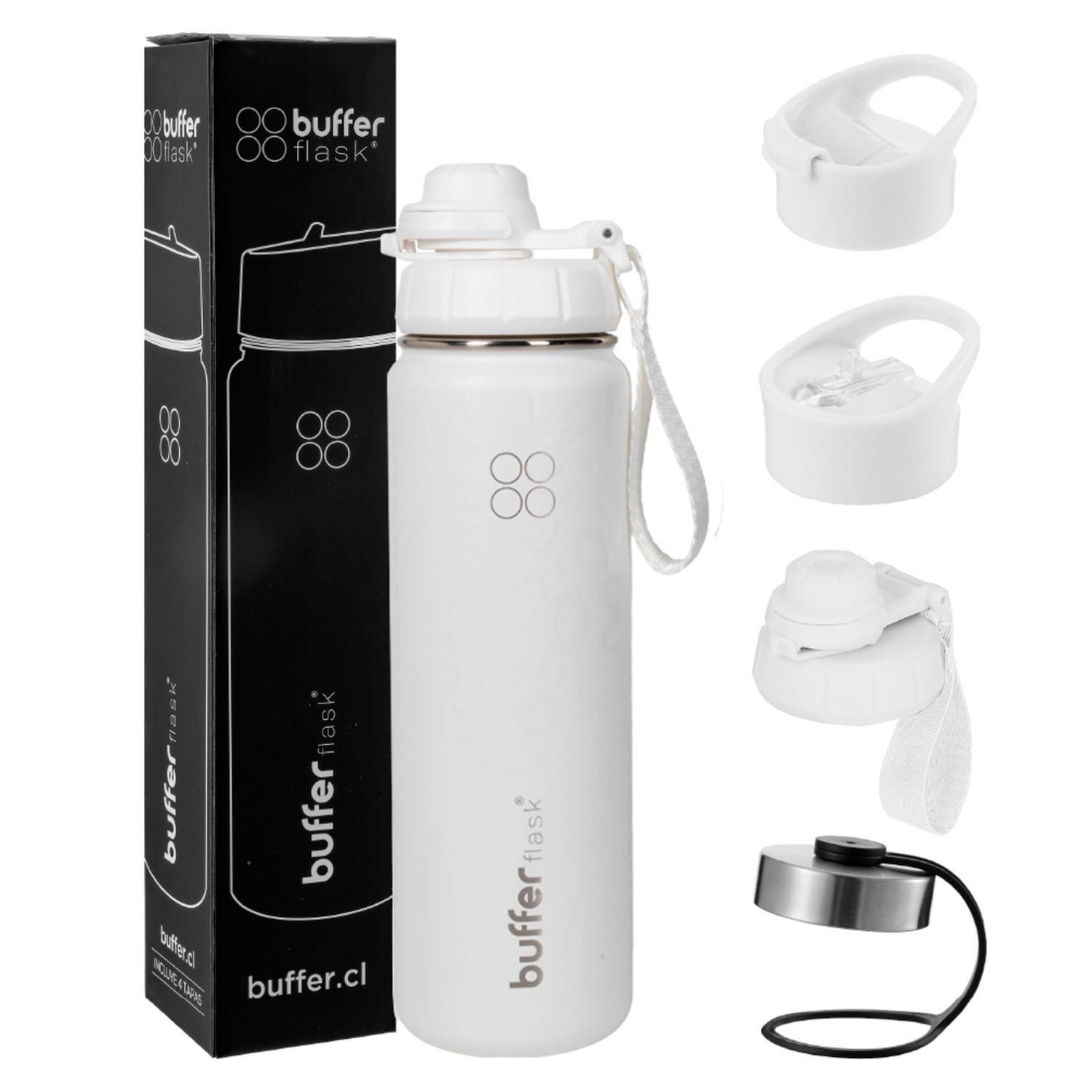 Botella Termica Agua Buffer Acero Inoxidable + Tapas 700ml-0