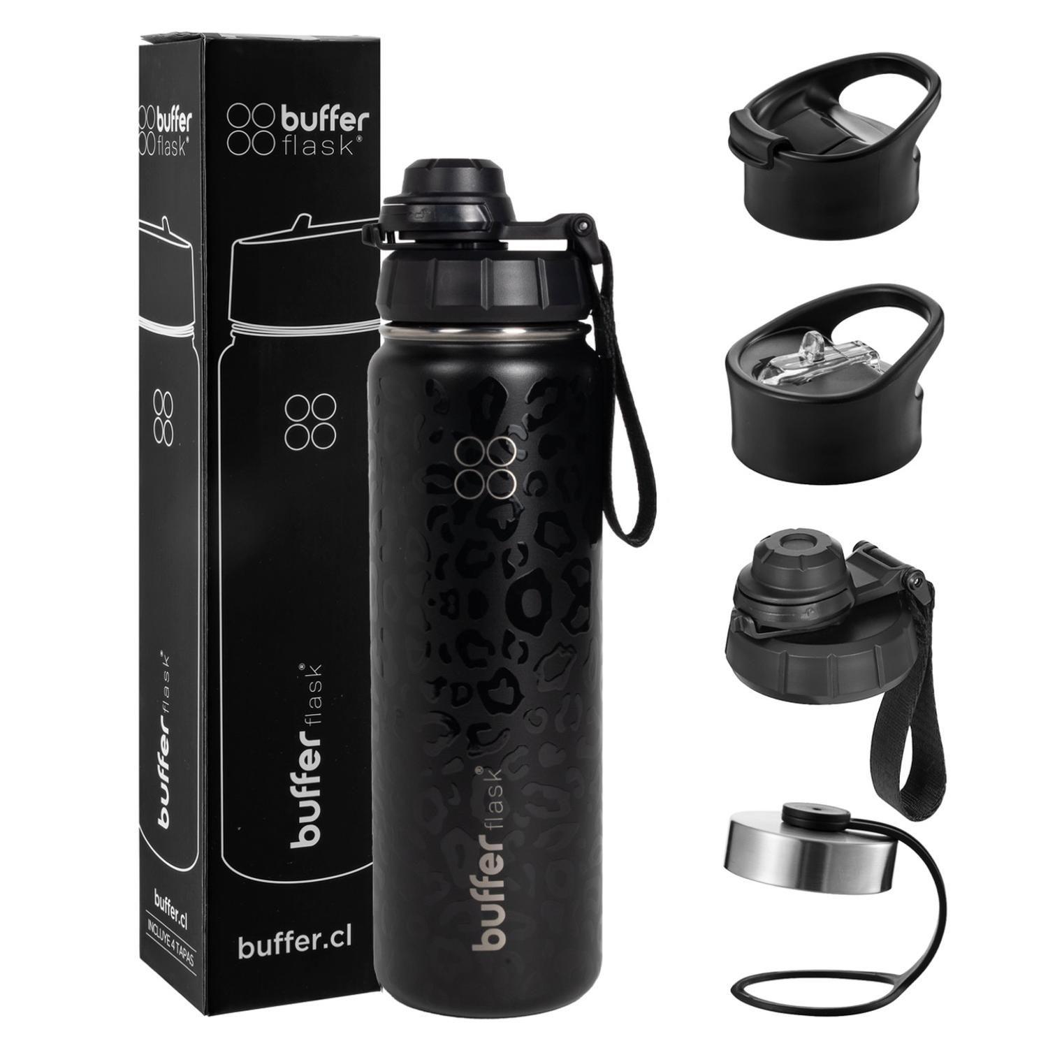 Botella Termica Agua Buffer Acero Inoxidable + Tapas 700ml-0
