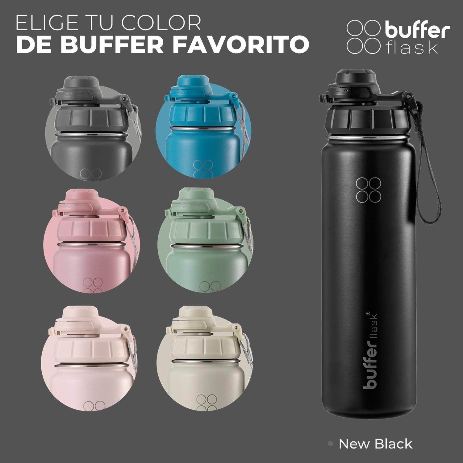 Botella Termica Agua Buffer Acero Inoxidable + Tapas 700ml-6