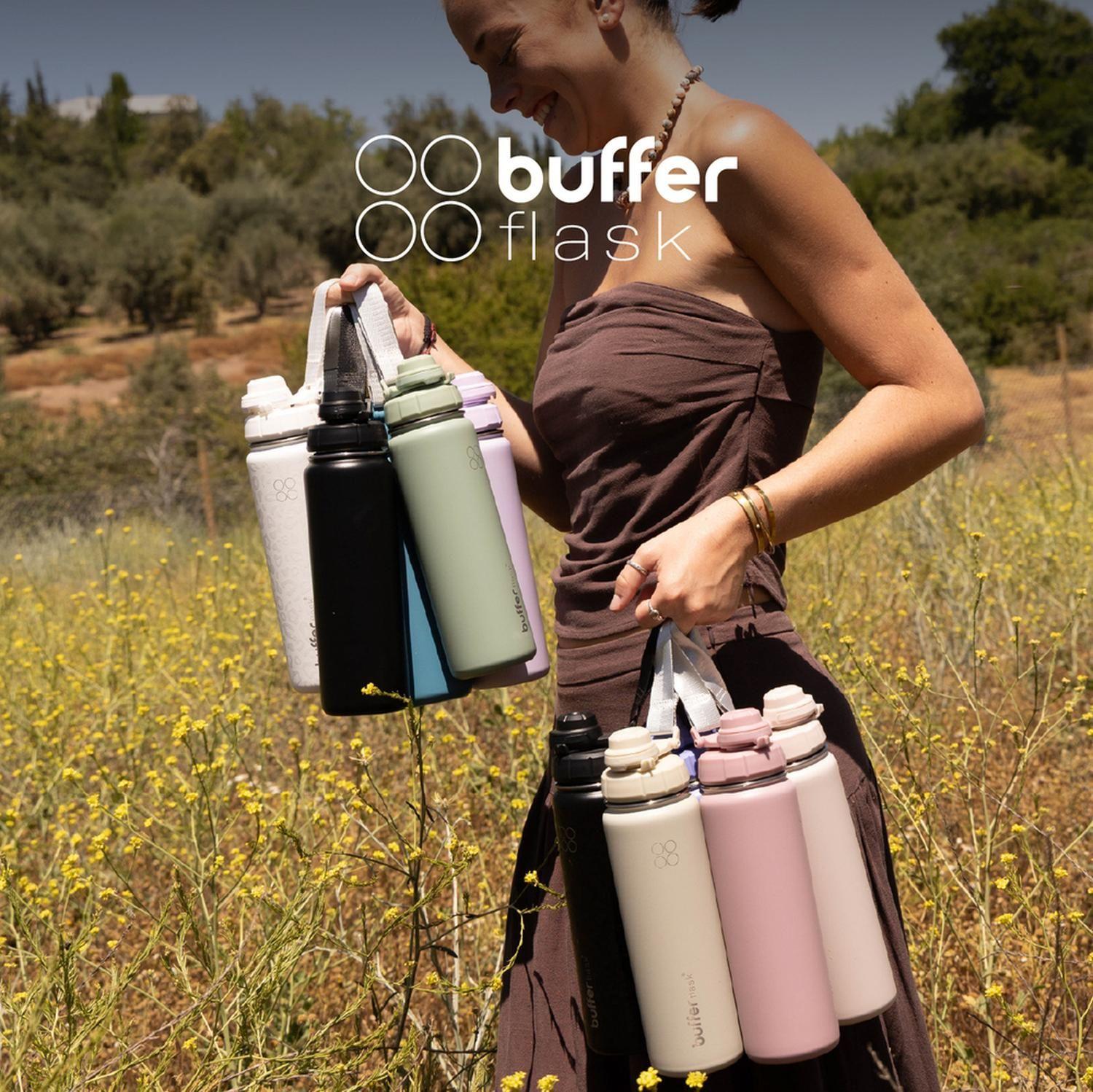 Botella Termica Agua Buffer Acero Inoxidable + Tapas 700ml-7