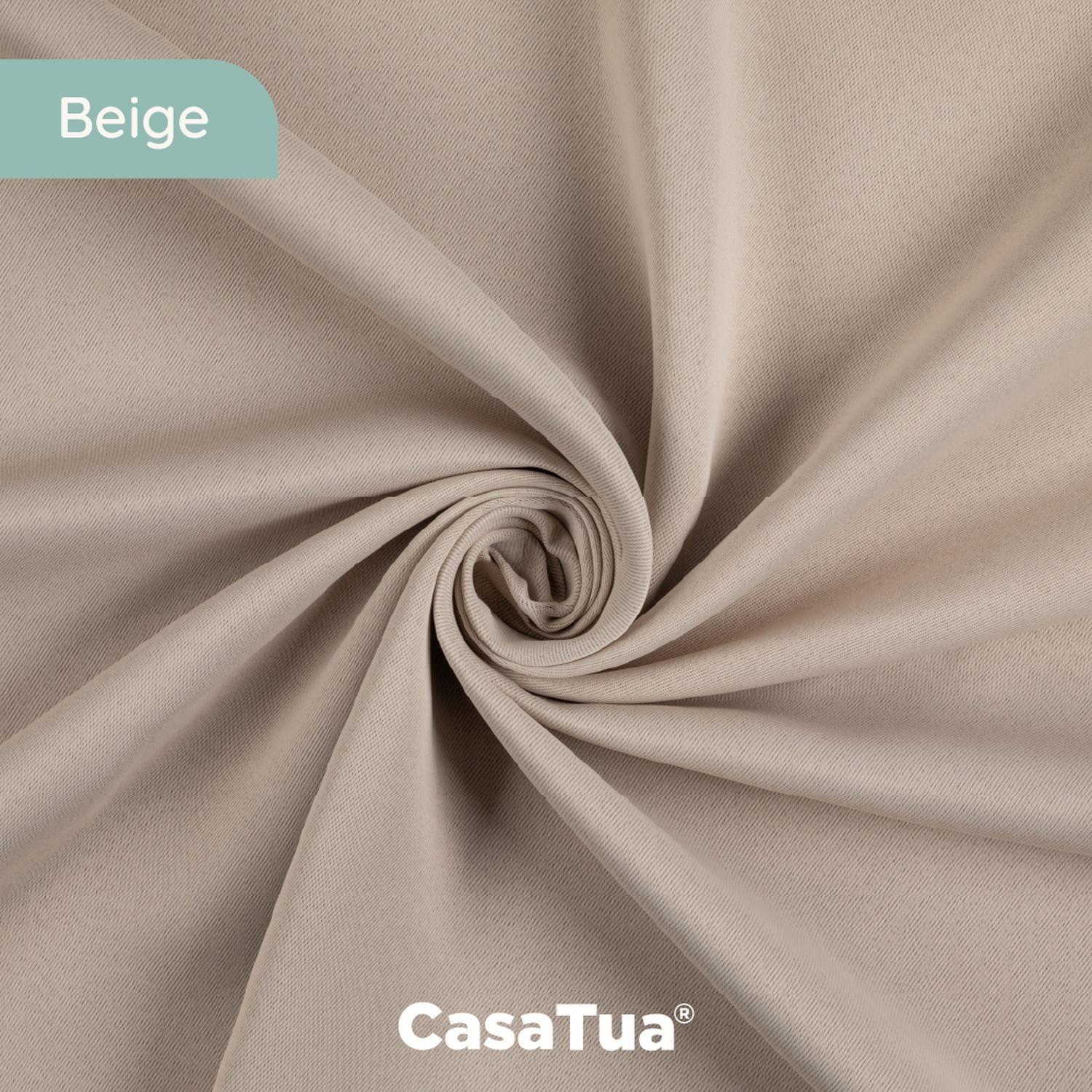 Cortina Blackout Casatua 2 Paños 140x220cm Aislante-3