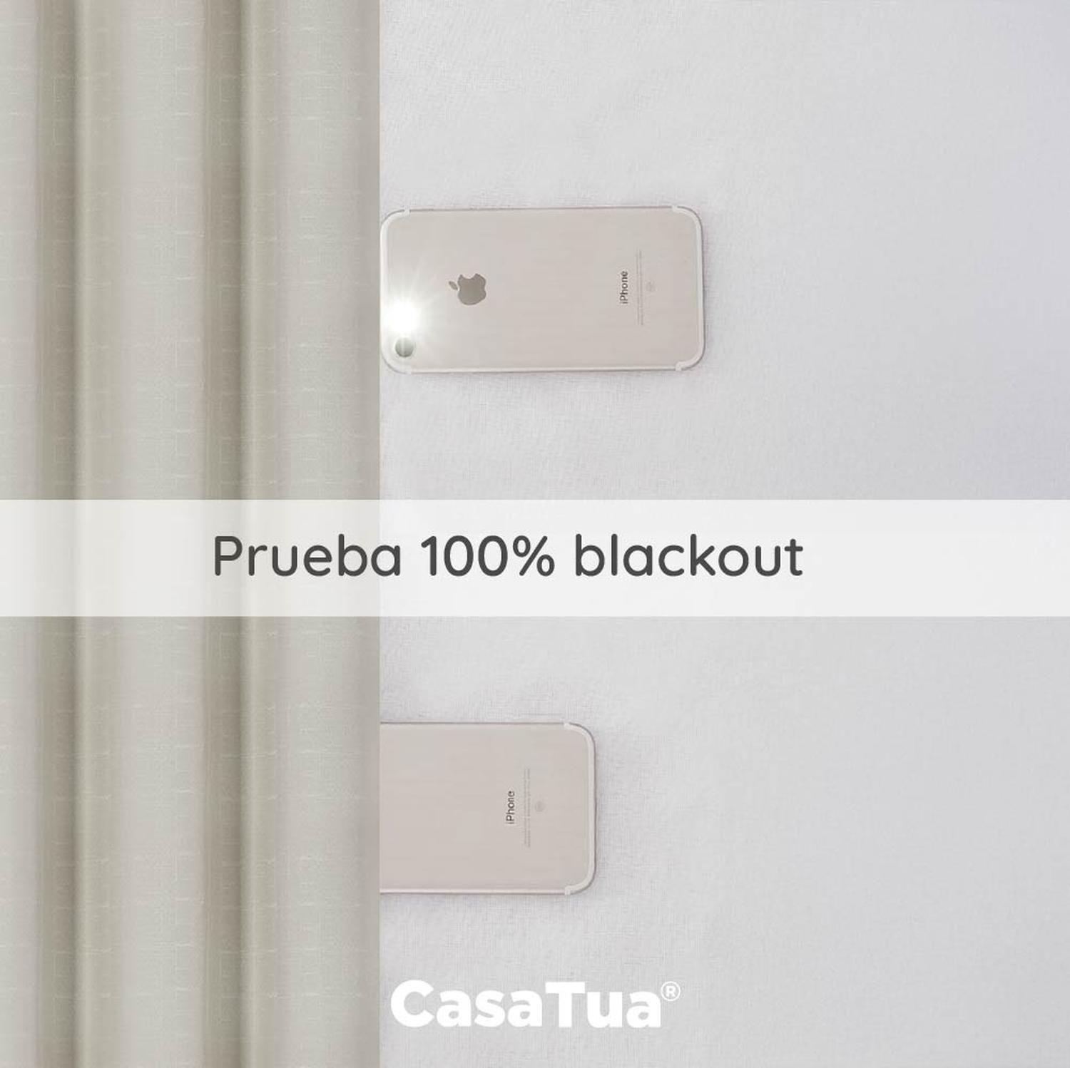 Cortina Blackout Engomada Termica Set 2 Casatua 140x220-5