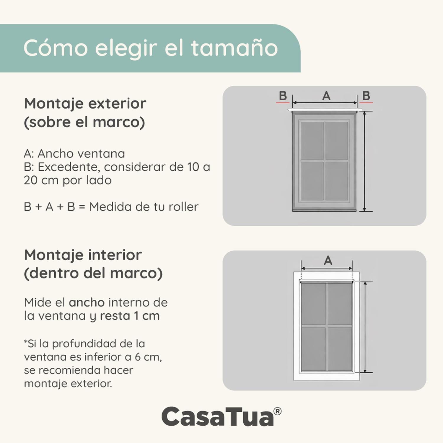 Cortina Roller Blackout 100% CasaTua 100 x 200cm-7