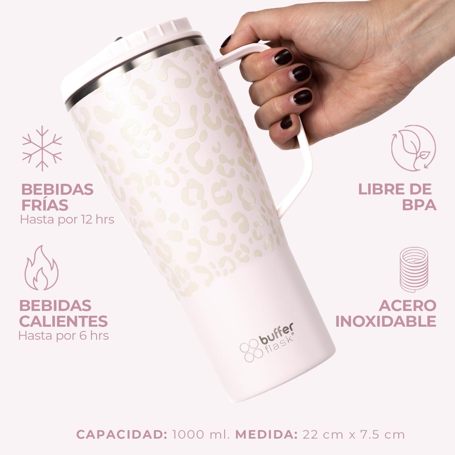 Vaso Termico Mug Buffer 1Lt Acero Inox Frio Calor-2