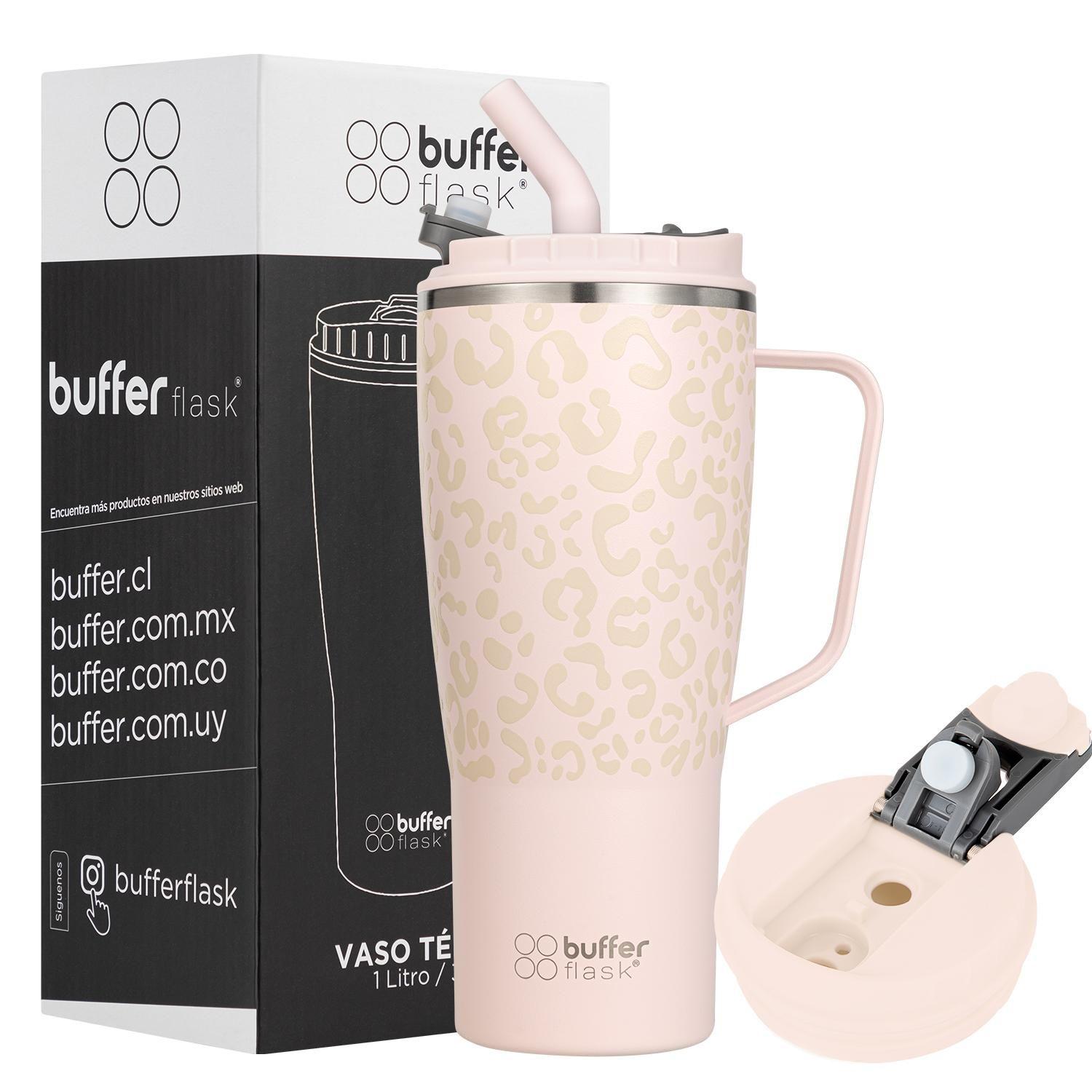 Vaso Termico Mug Buffer 1Lt Acero Inox Frio Calor-0