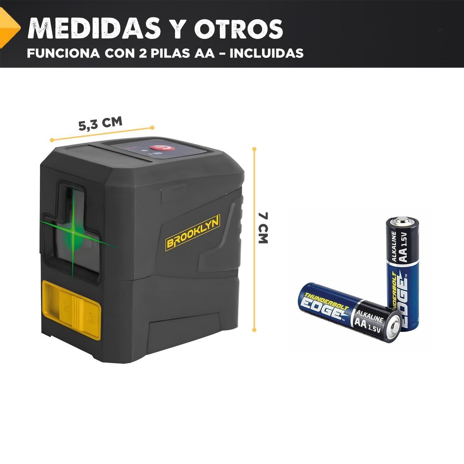 Nivel Laser Verde Profesional Brooklyn 2 Lineas-8