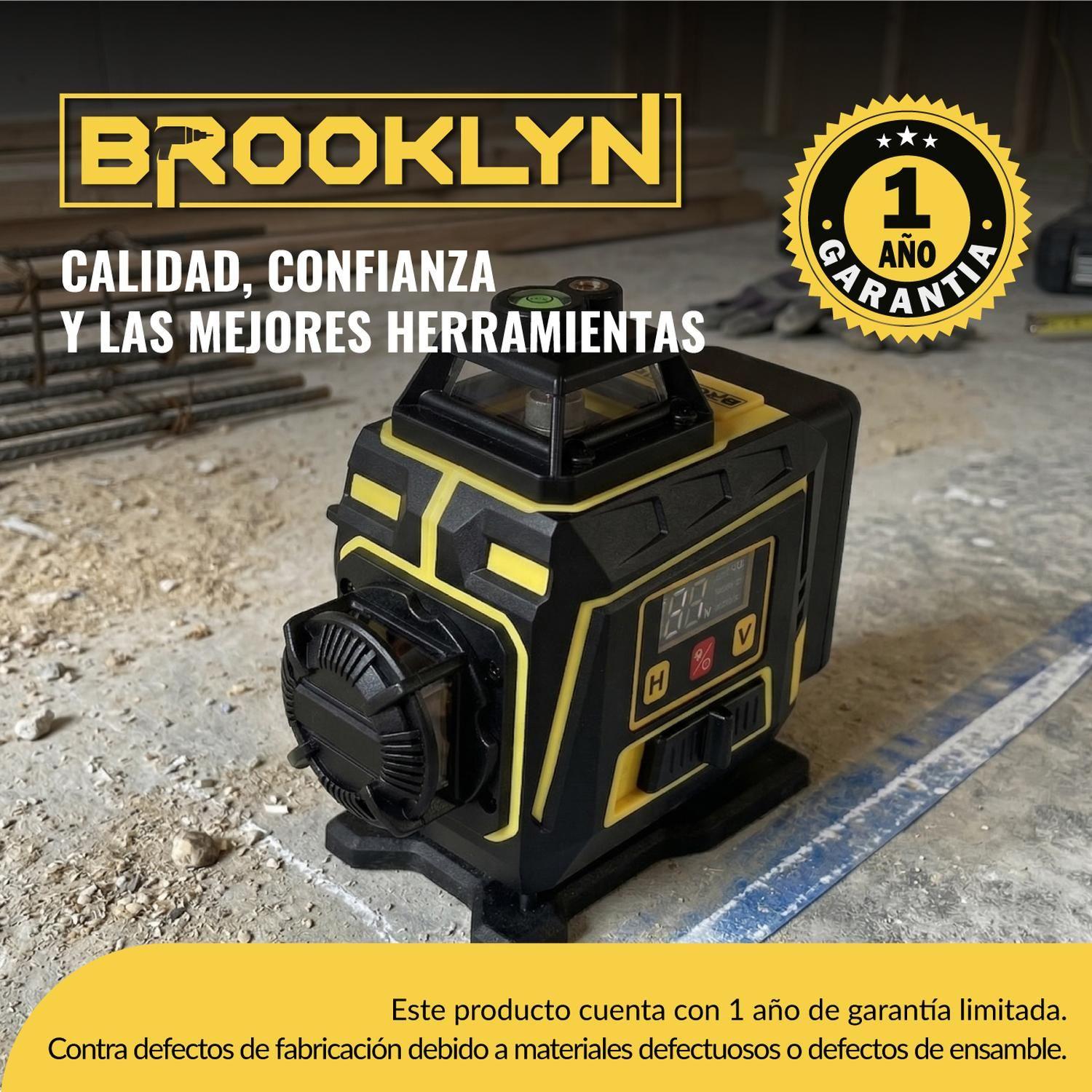 Nivel Laser Verde Brooklyn 16 Líneas Autonivelante + Tripode-9