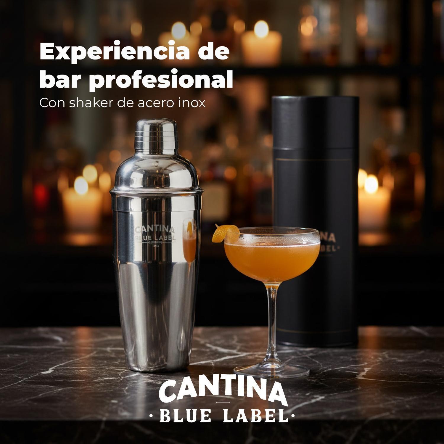 Coctelera Set Bartender Cantina Acero Inox Especial Regalo-3