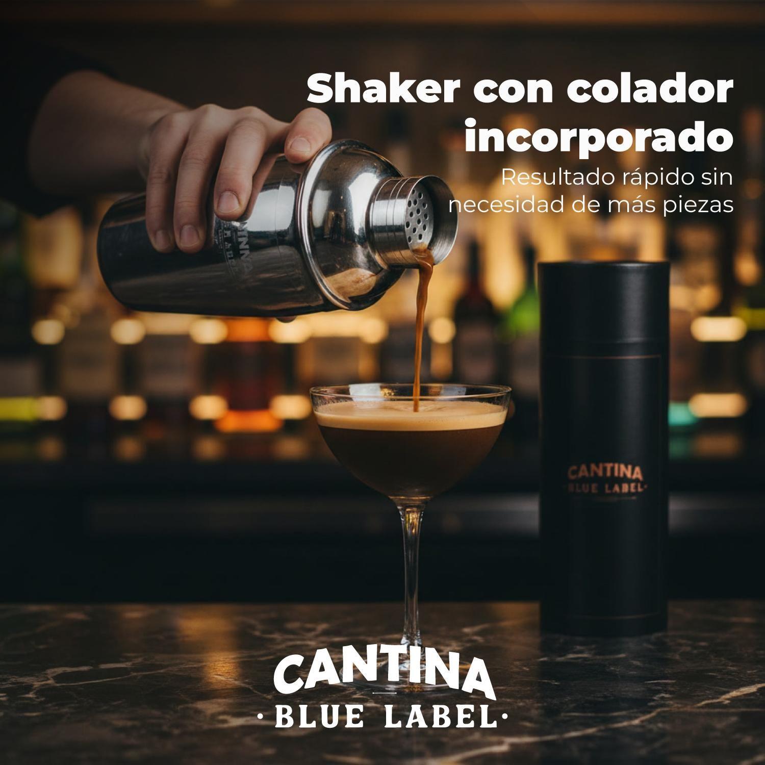 Coctelera Set Bartender Cantina Acero Inox Especial Regalo-4