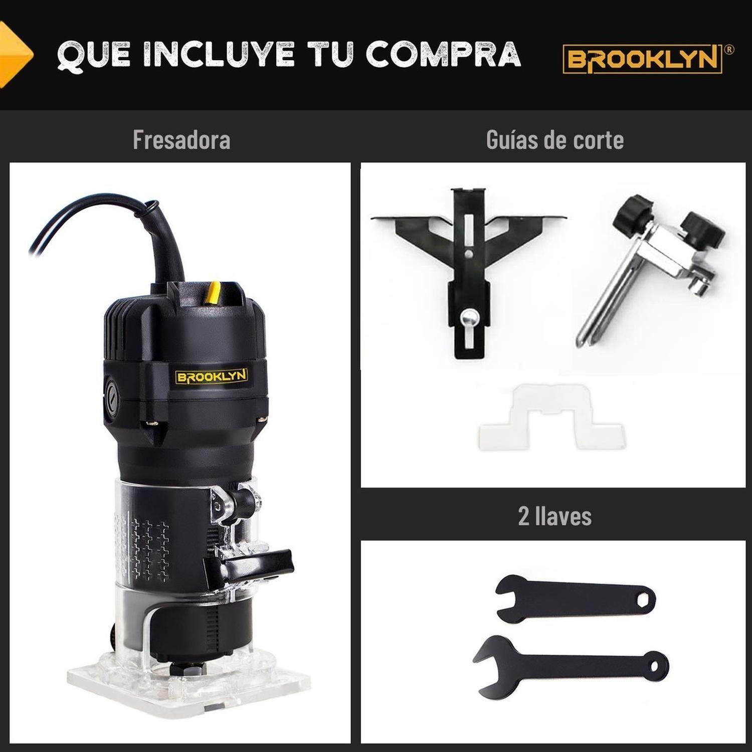 Fresadora Router Tupi Madera Brooklyn 550W 1/4" 33500rpm-5