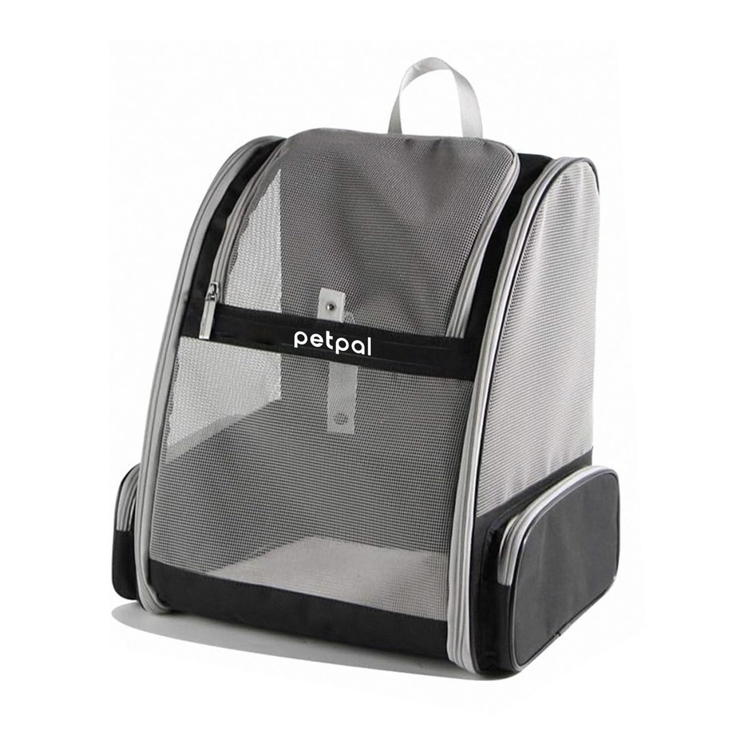 Bolso Mochila Transportador Perro Gato Petpal Respirable-0