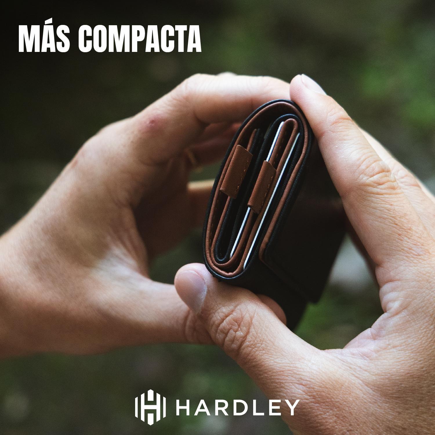 Billetera Hombre Hardley Tarjetero de Cuero Protección Rfid-3