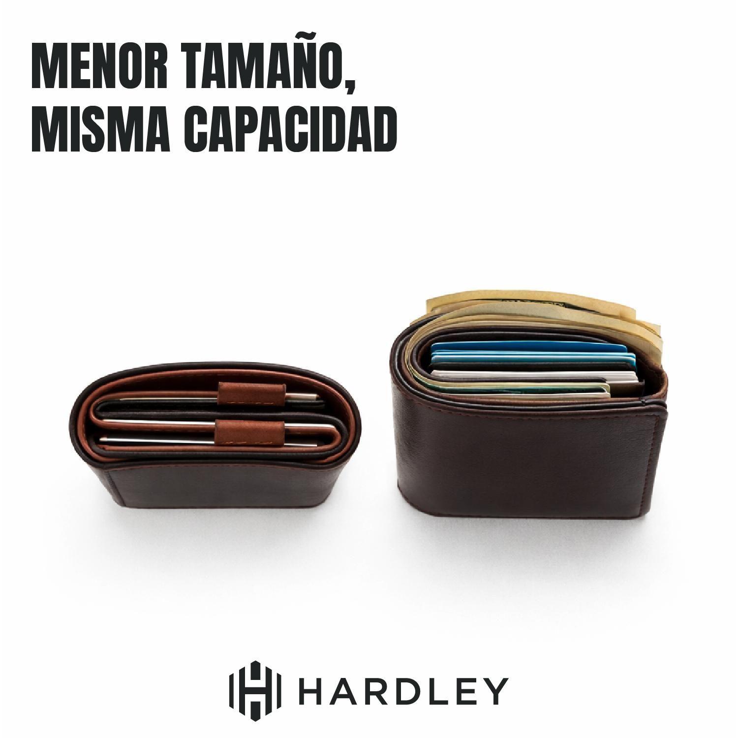 Billetera Hombre Hardley Tarjetero de Cuero Protección Rfid-5