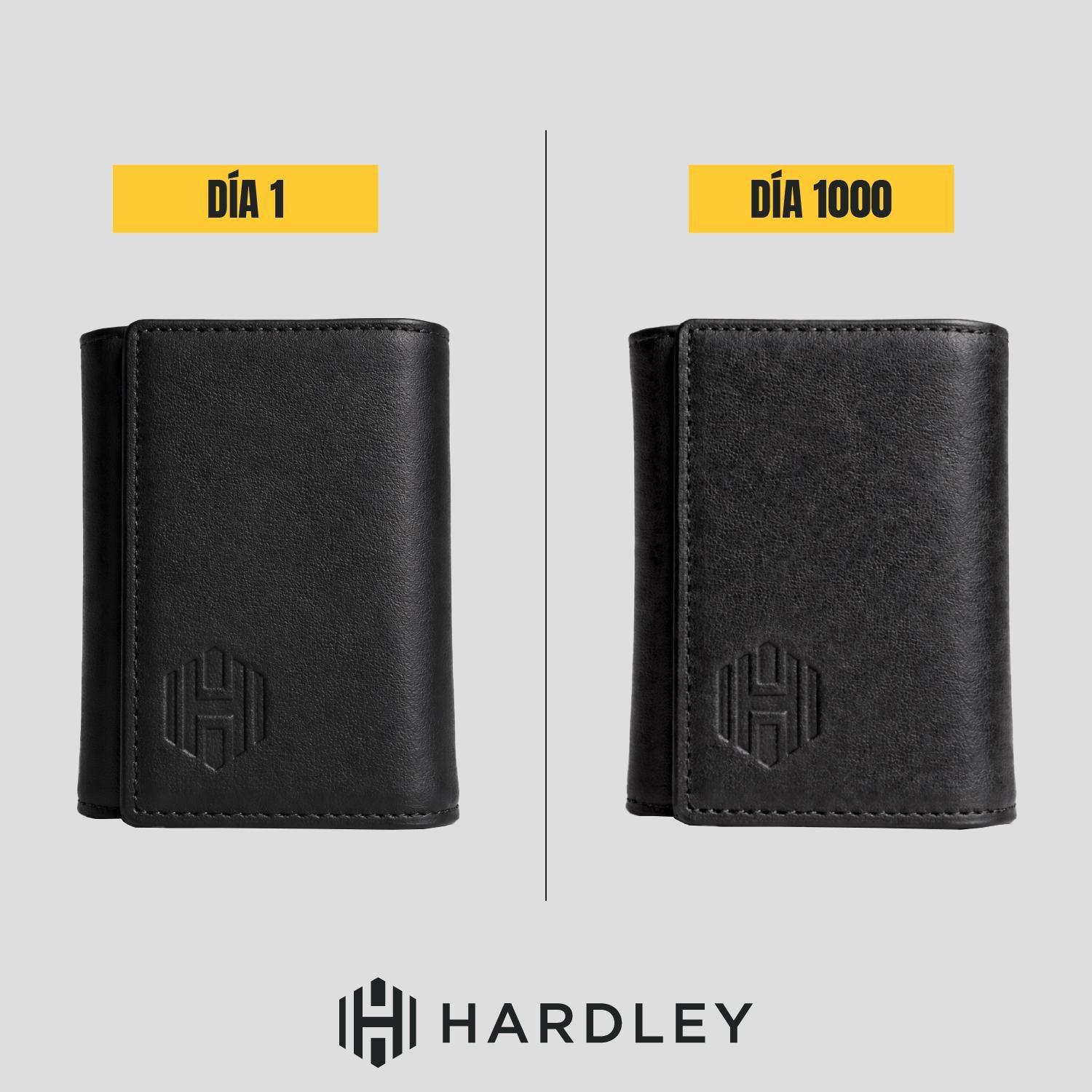 Billetera Hombre Hardley Tarjetero de Cuero Protección Rfid-6