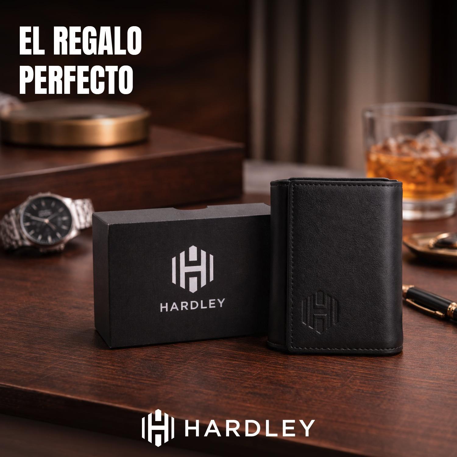 Billetera Hombre Hardley Tarjetero de Cuero Protección Rfid-7
