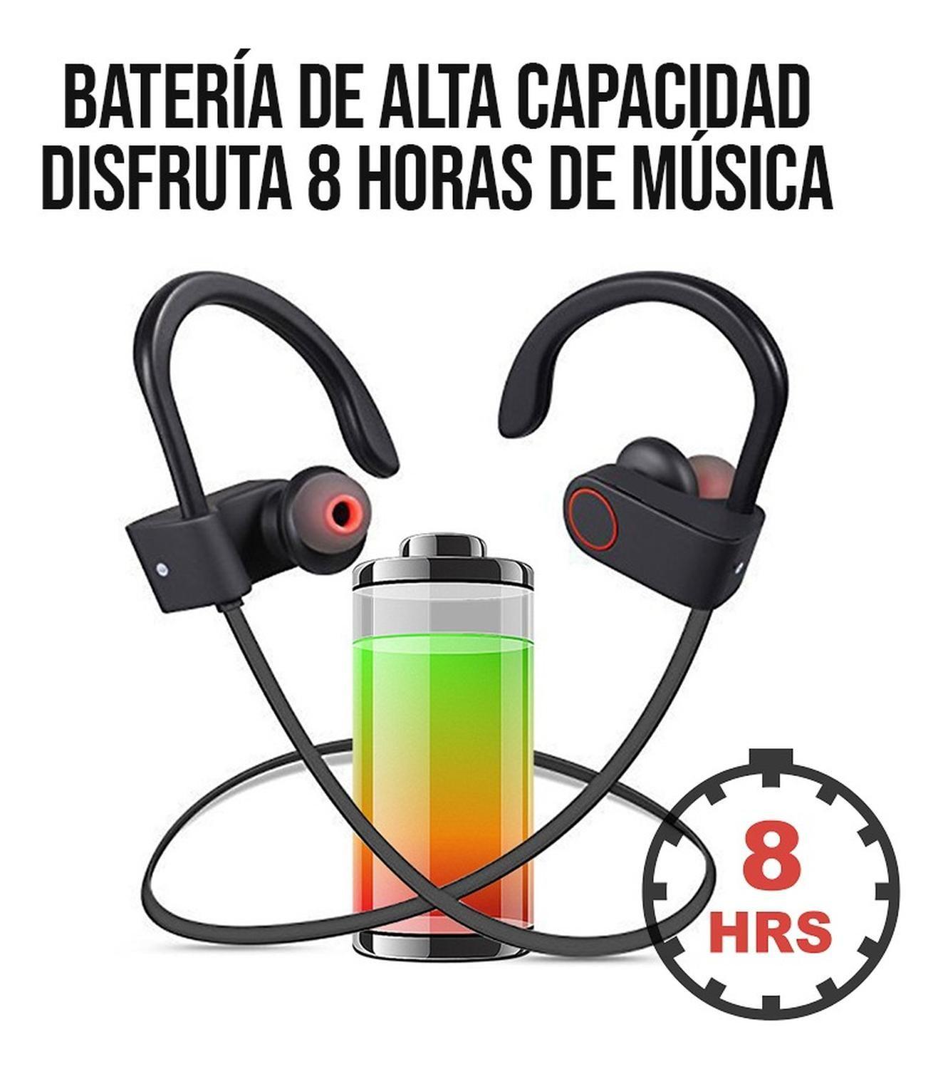 Audifonos Deportivos Inalambricos Bluetooth Microfono-3