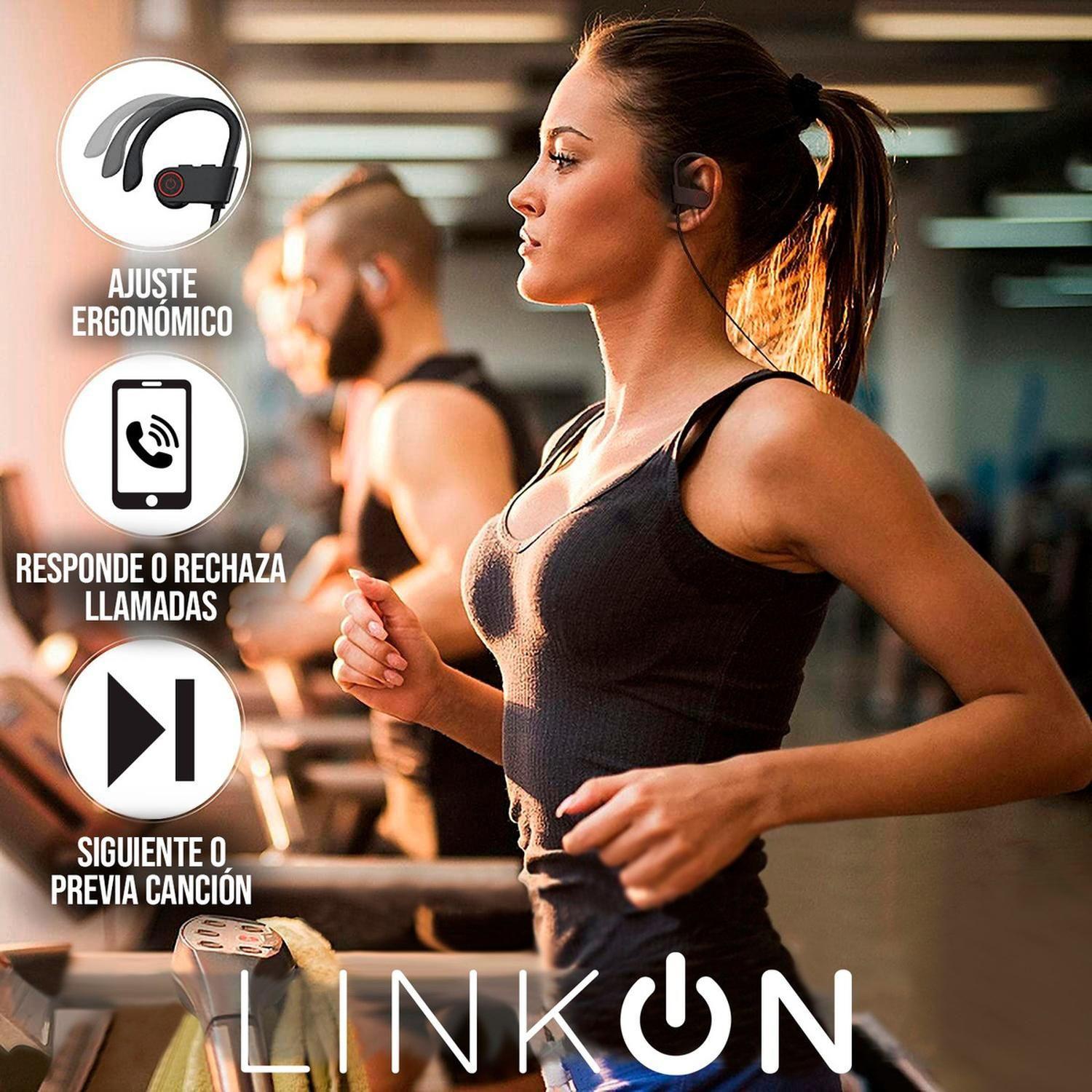Audifonos Deportivos Inalambricos Bluetooth Microfono-6