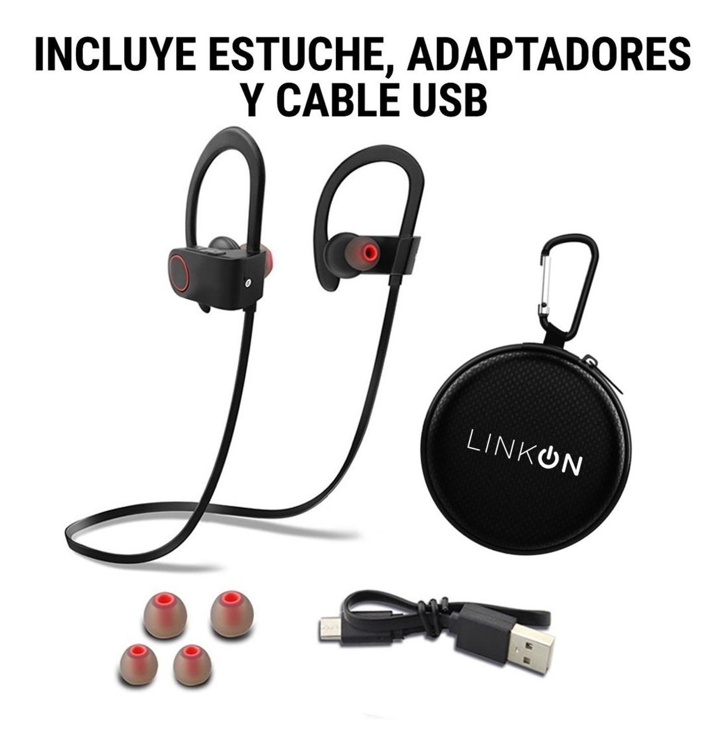 Audifonos Deportivos Inalambricos Bluetooth Microfono-7